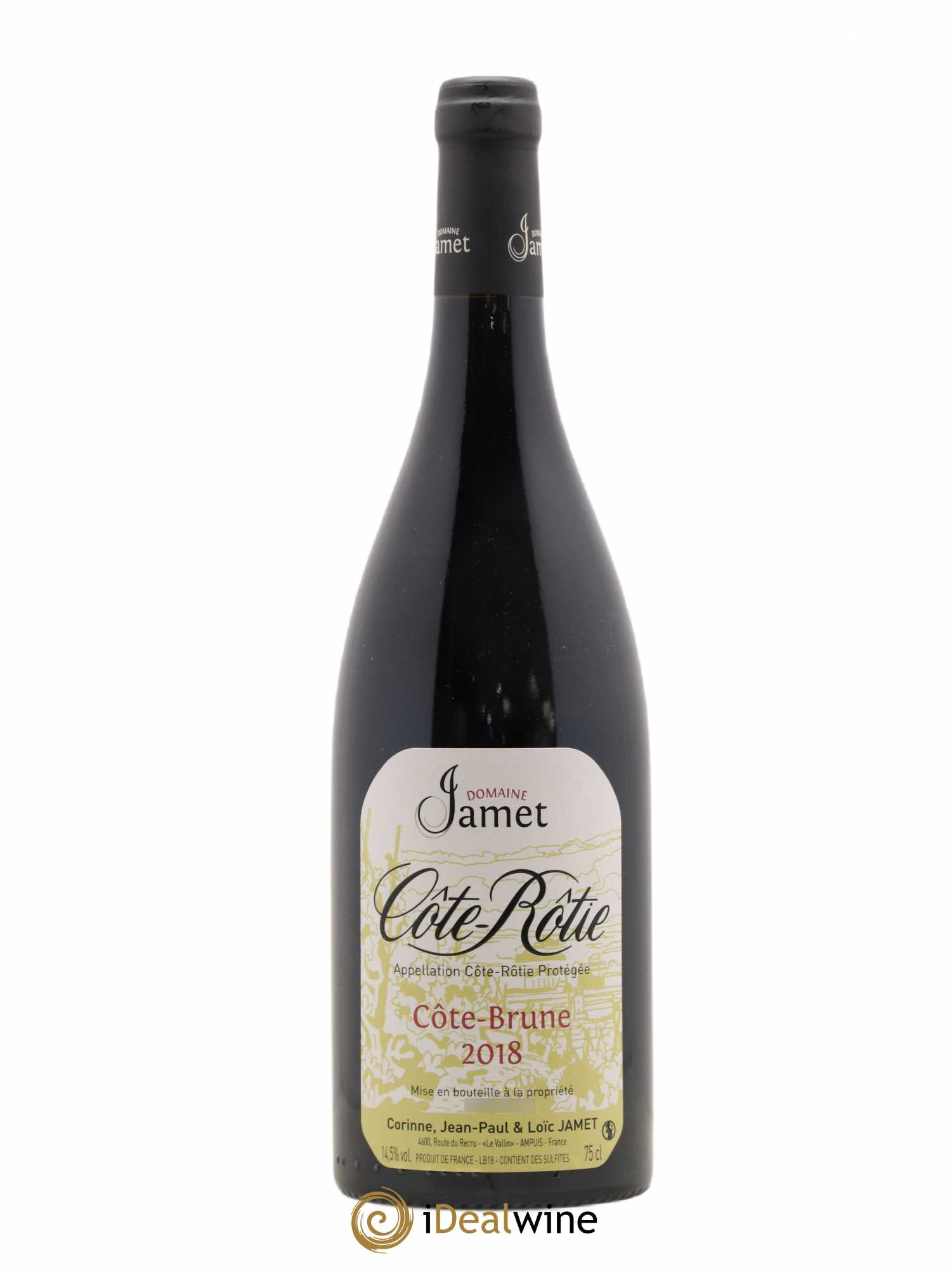 Côte-Rôtie Côte Brune Jamet (Domaine) 2018 - Lot de 1 bouteille - 0