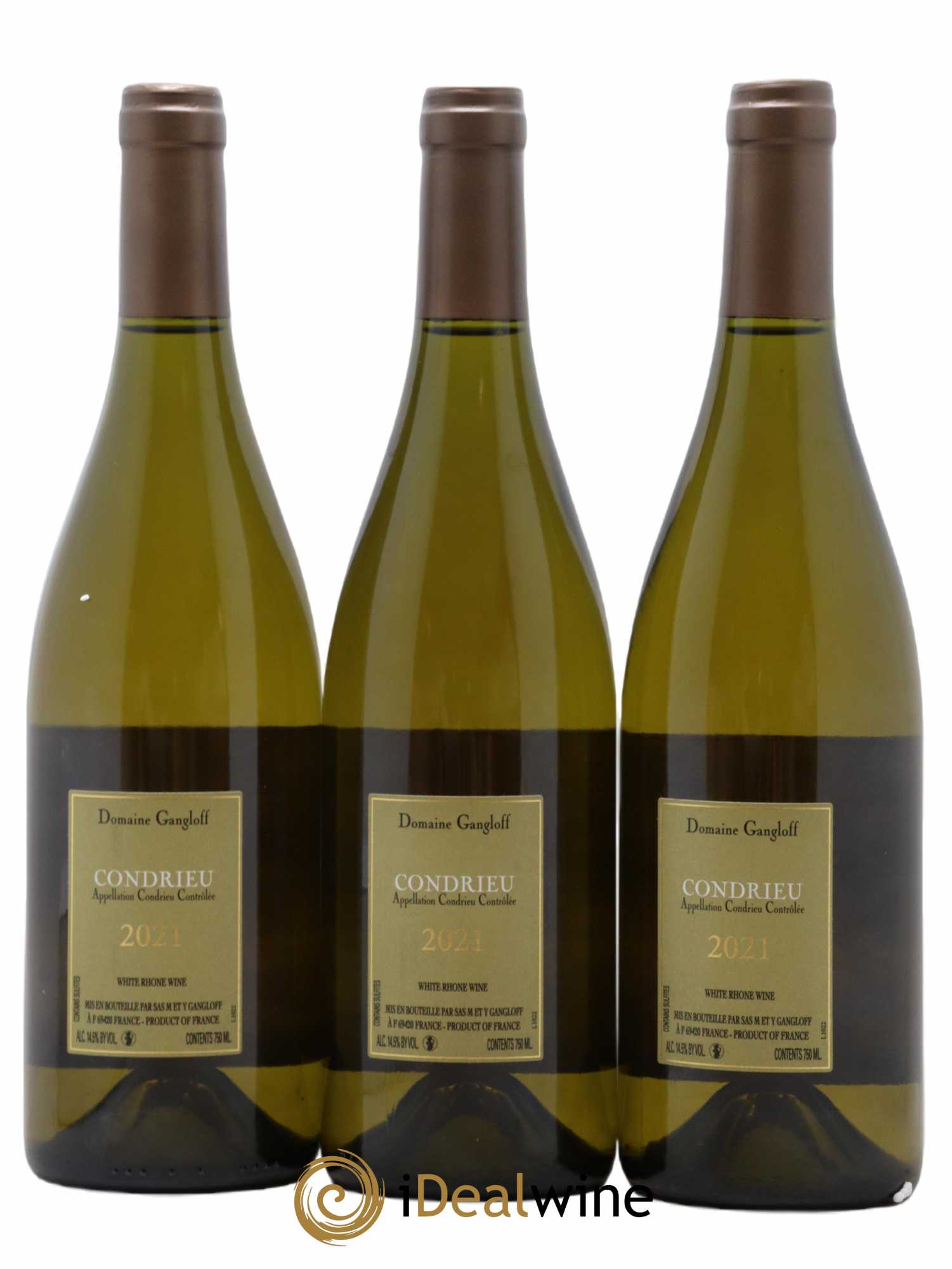 Condrieu Domaine Gangloff (Domaine) 2021 - Lot de 3 bouteilles - 1