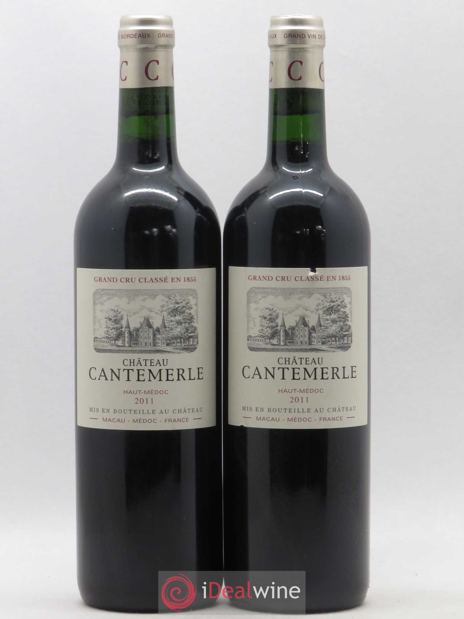 Château Cantemerle 5ème Grand Cru Classé 2011 - Lot de 2 bouteilles - 0