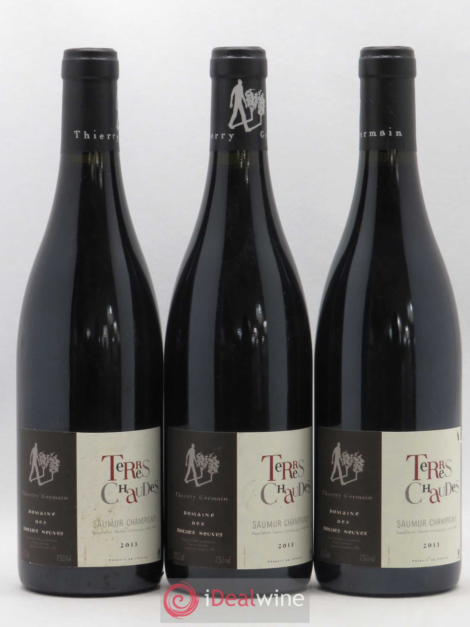 Saumur-Champigny Terres Chaudes Domaine des Roches Neuves - Thierry Germain 2013 - Lot de 3 bouteilles - 0