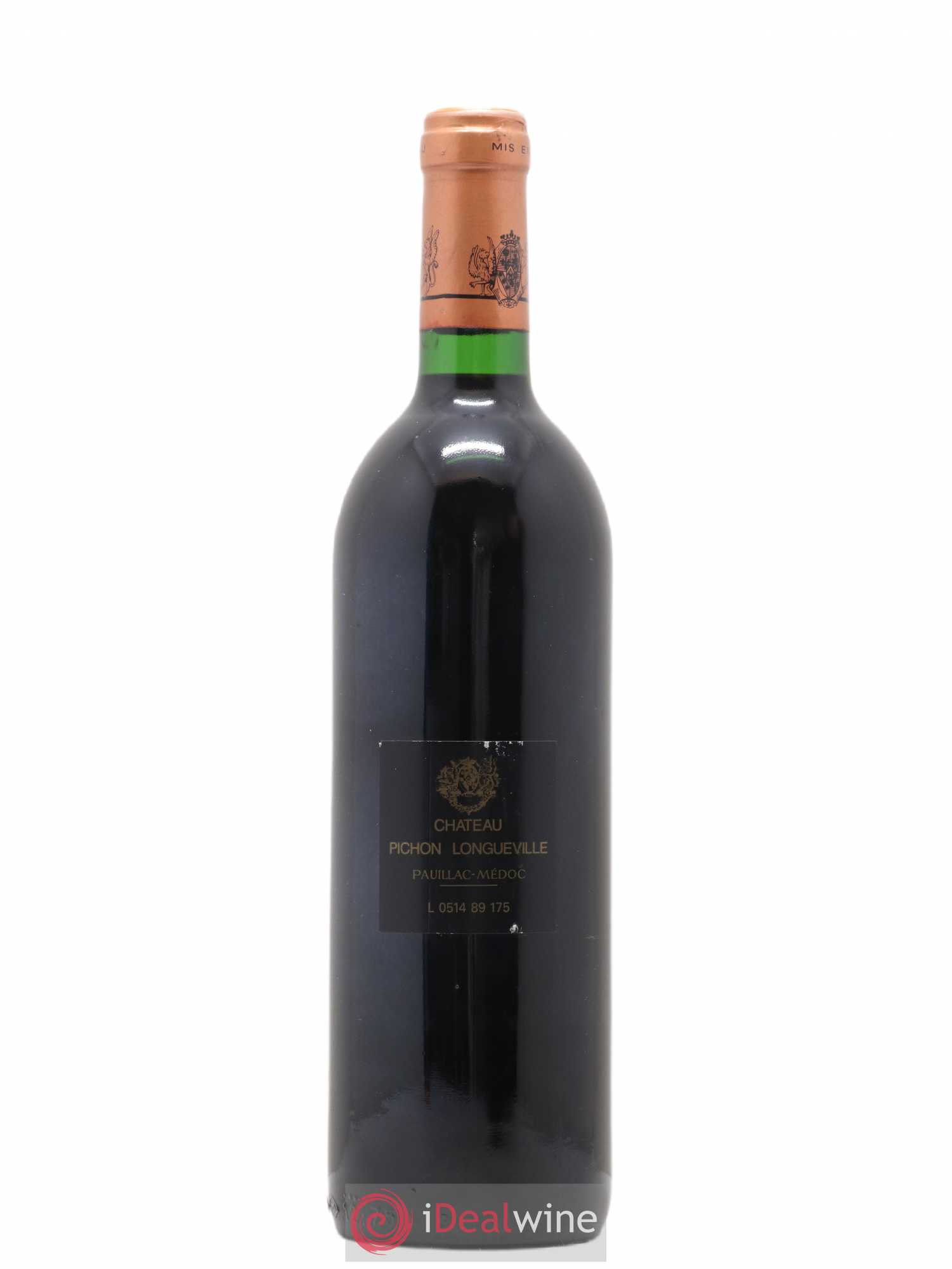 Pichon Longueville Baron 2ème Grand Cru Classé 1989 - Lot de 1 bouteille - 1