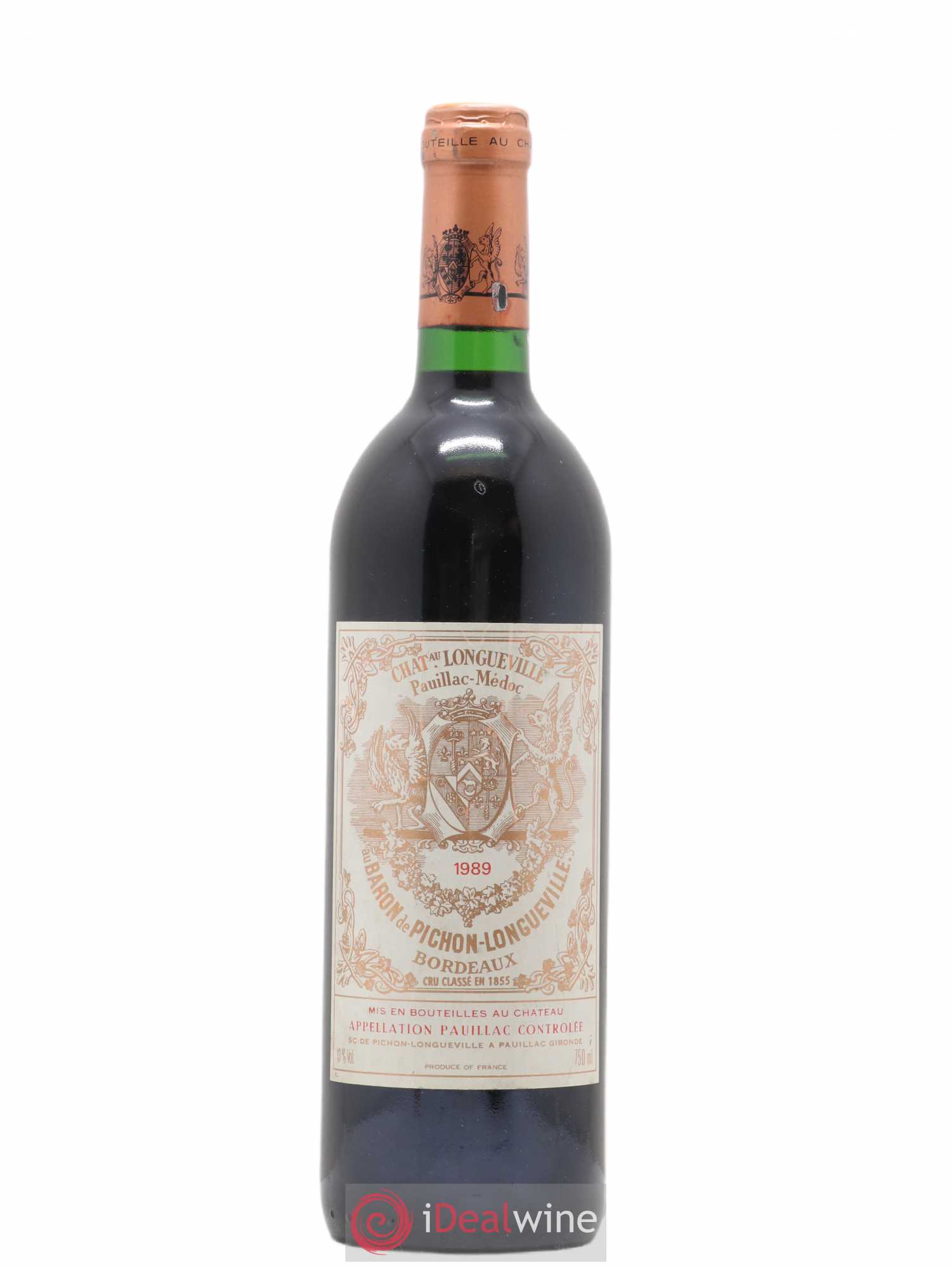 Pichon Longueville Baron 2ème Grand Cru Classé 1989 - Lot de 1 bouteille - 0