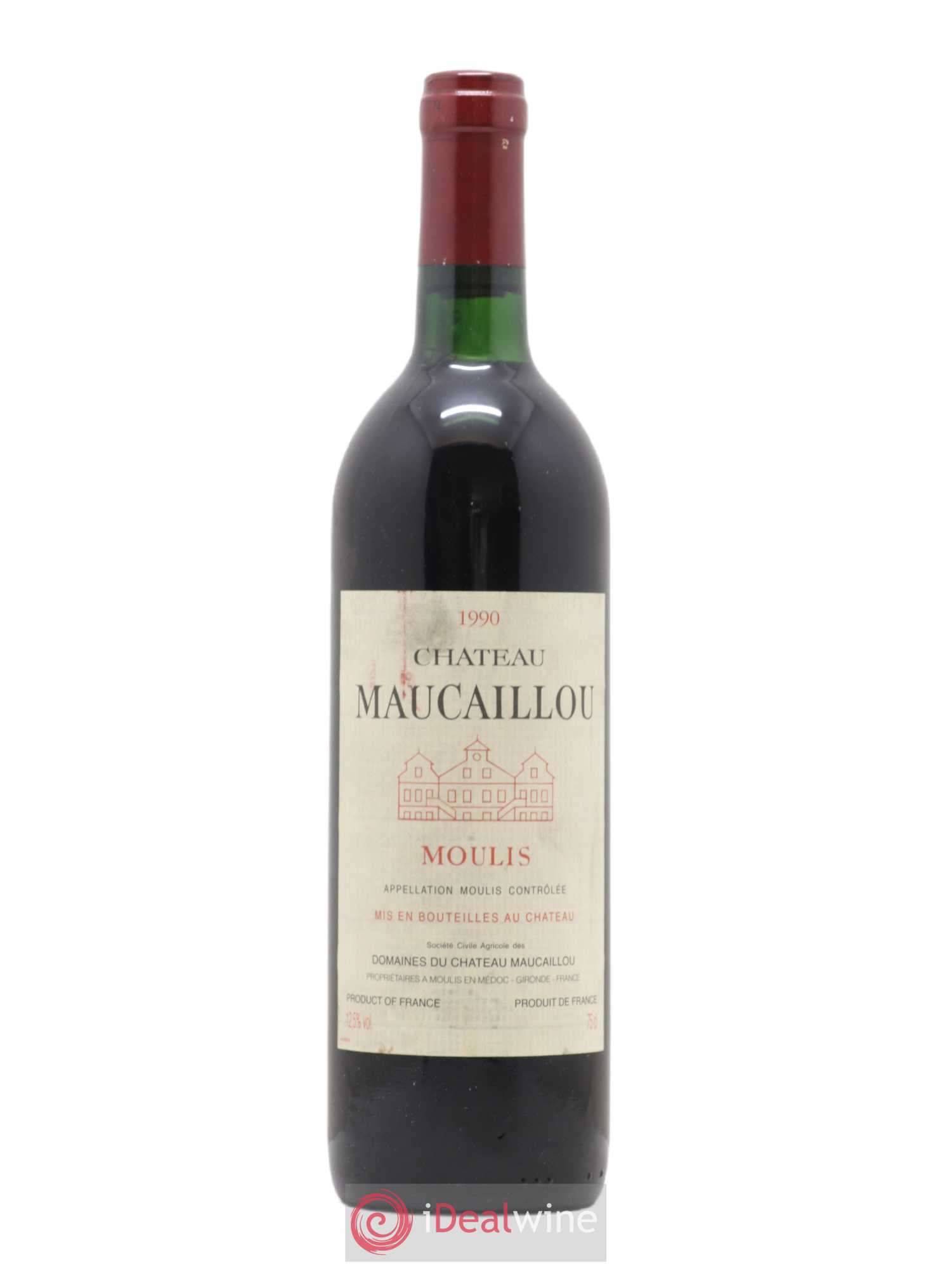 Château Maucaillou 1990 - Lot de 1 bouteille - 0