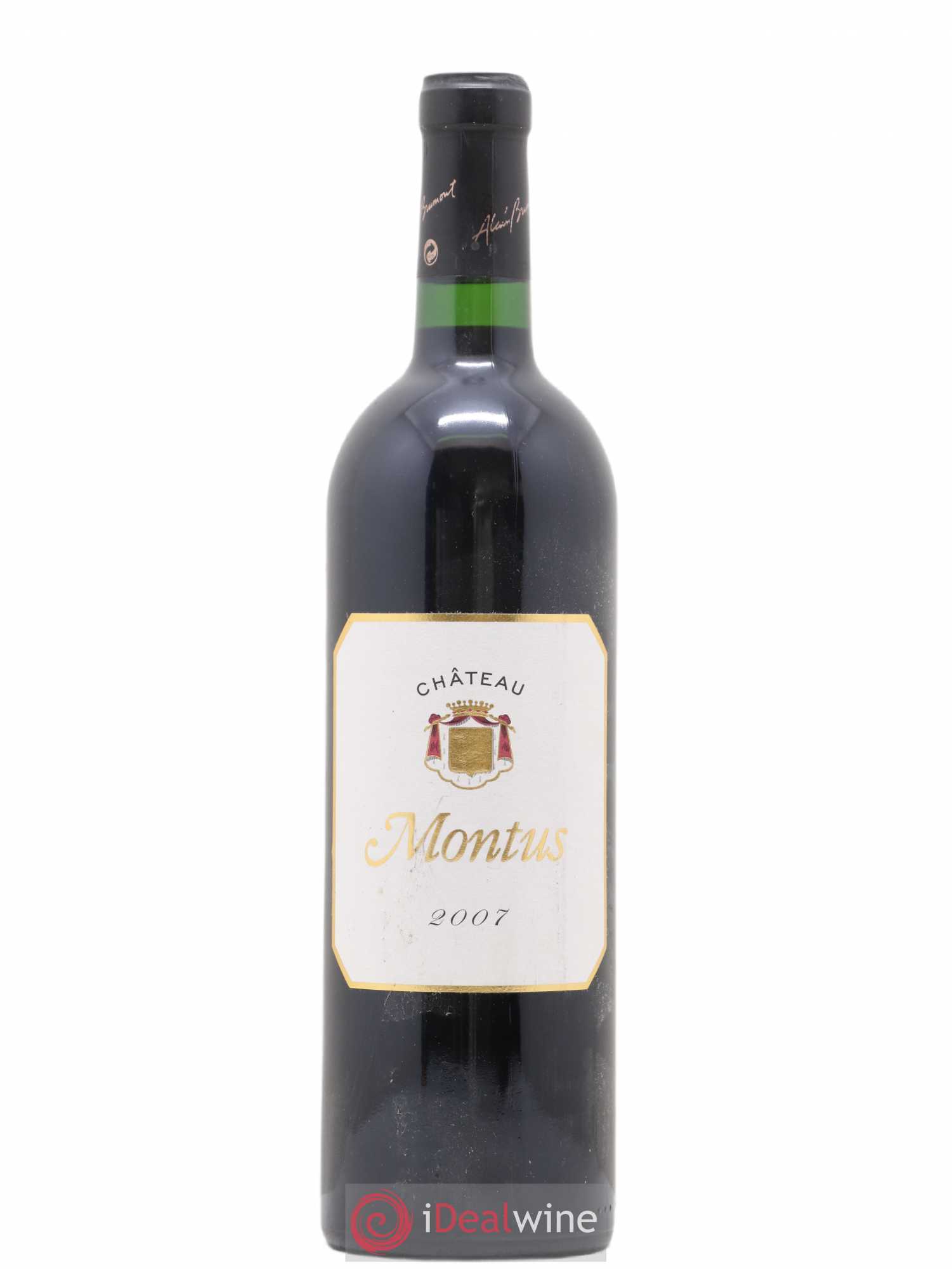 Madiran Château Montus Alain Brumont 2007 - Lot de 1 bouteille - 0