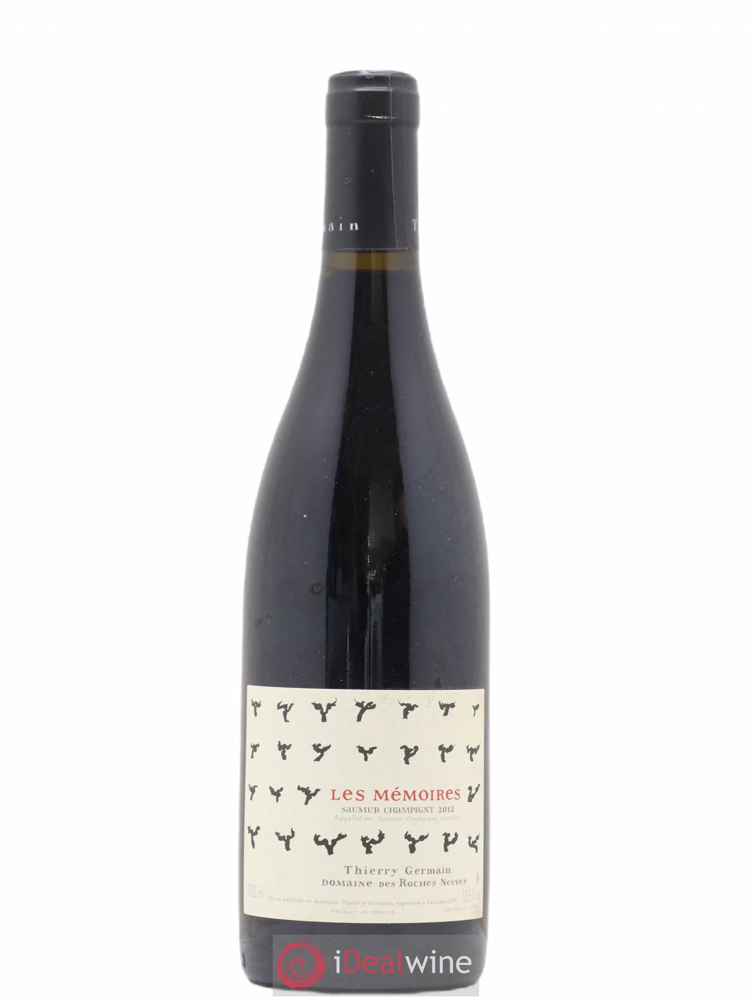 Saumur-Champigny Les Mémoires Domaine des Roches Neuves - Thierry Germain 2012 - Lot de 1 bouteille - 0