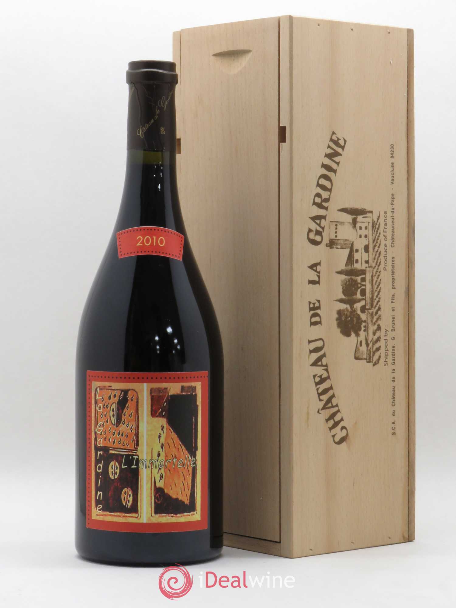 Châteauneuf-du-Pape Château de La Gardine L'Immortelle Famille Brunel 2010 - Lot de 1 bouteille - 2