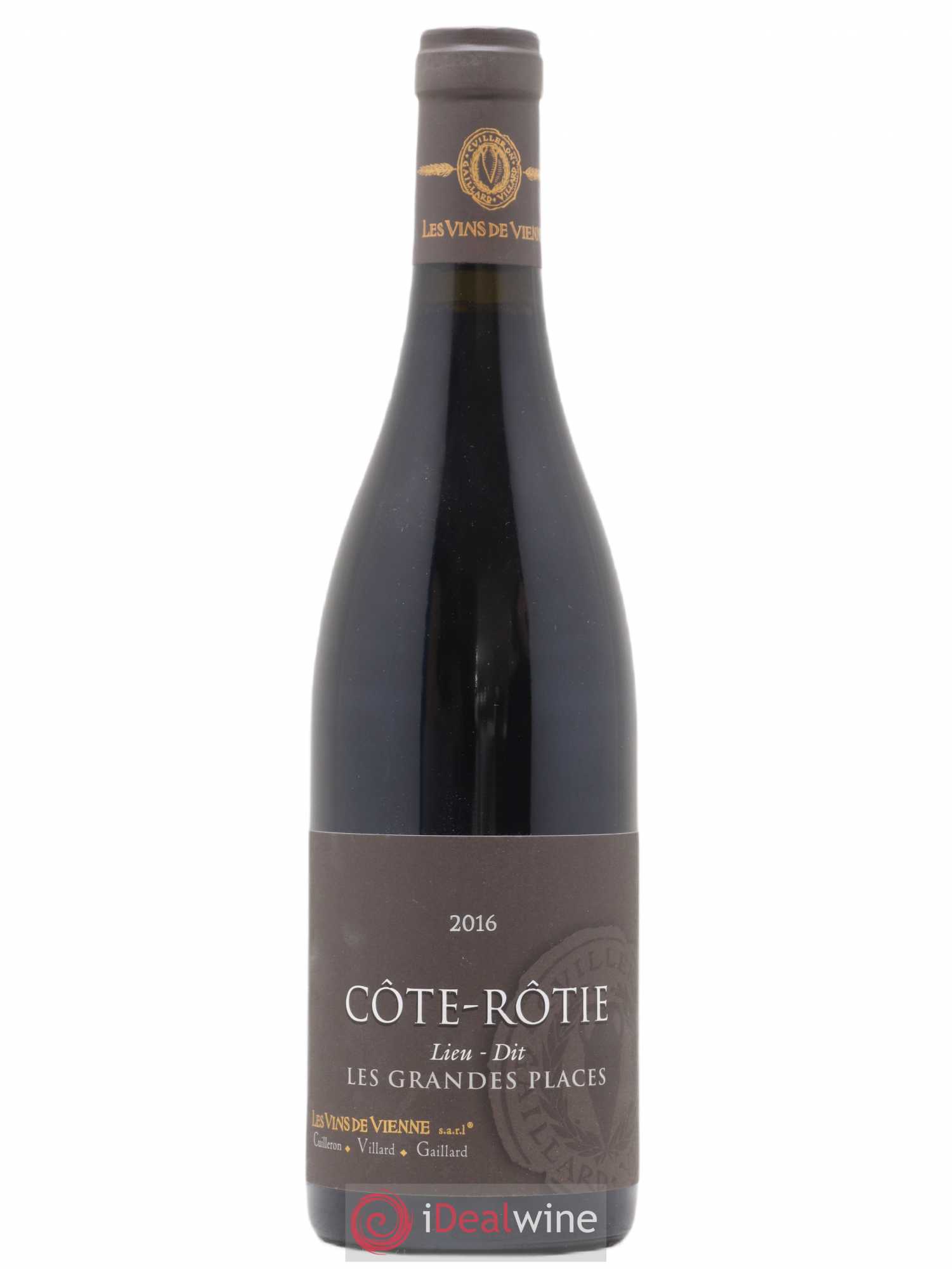 Côte-Rôtie Les Grandes Places Les Vins De Vienne 2016 - Posten von 1 Flasche - 0