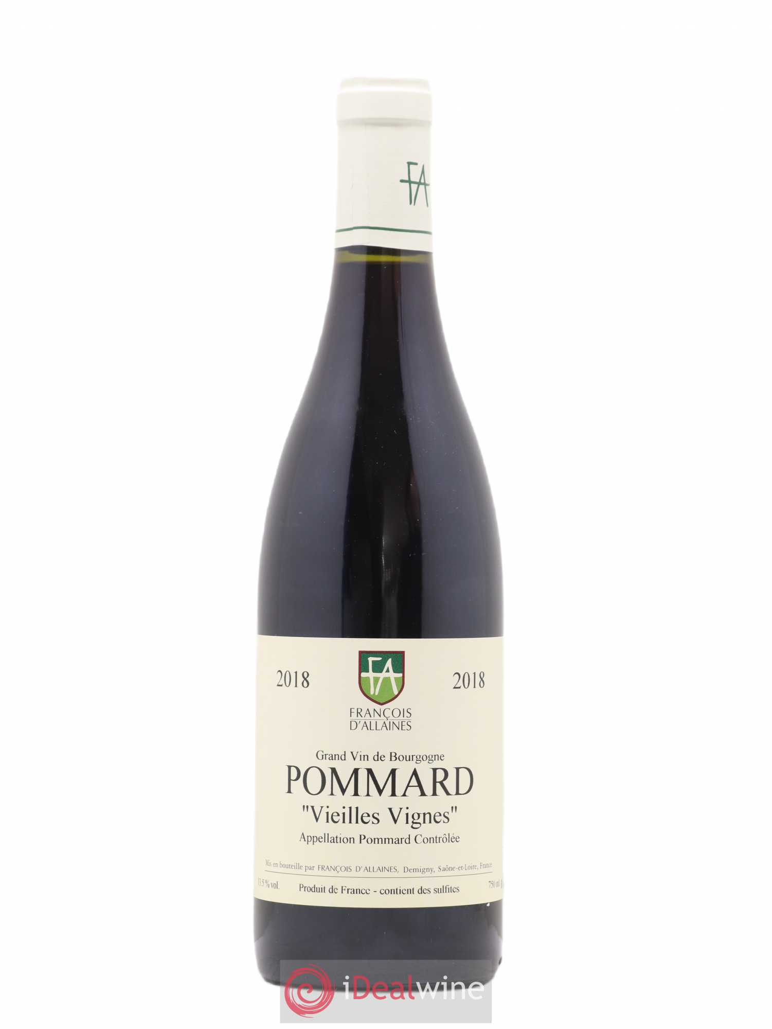 Pommard Vieilles Vignes François D'Allaines 2018 - Lot de 1 bouteille - 0