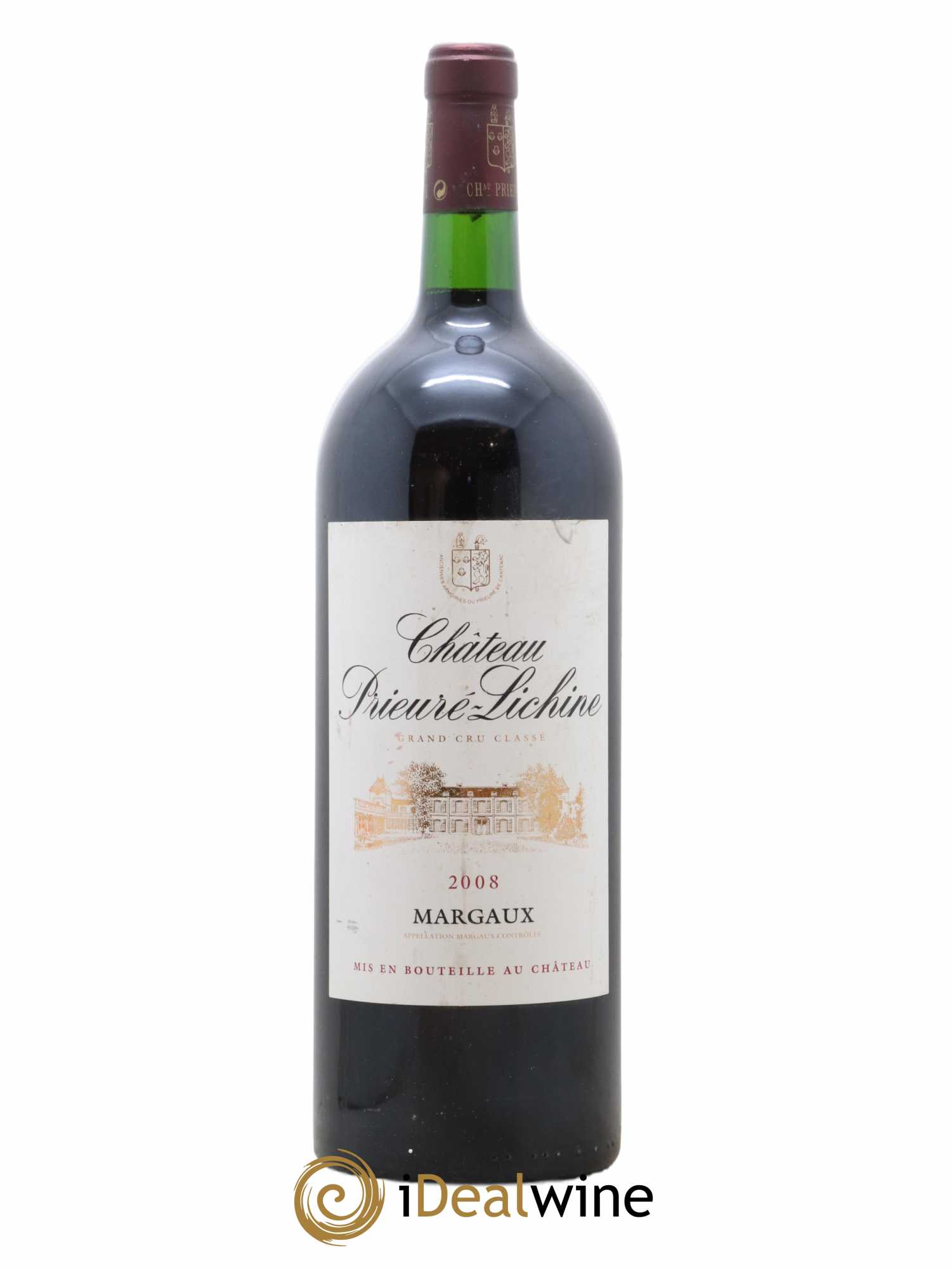 Château Prieuré Lichine 4ème Grand Cru Classé 2008 - Lot de 1 magnum - 0