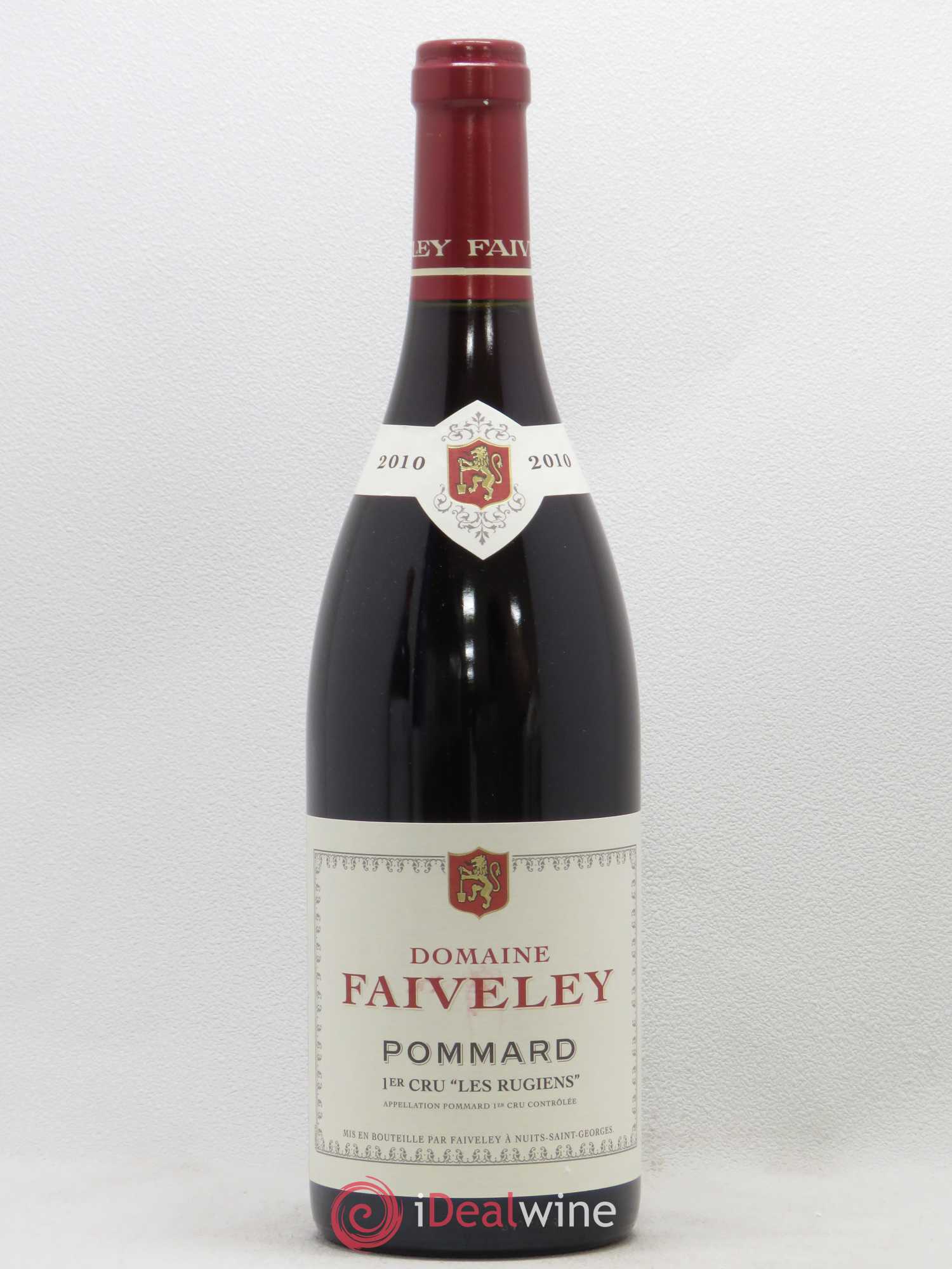 Pommard 1er Cru Les Rugiens Faiveley 2010 - Lot de 1 bouteille - 0