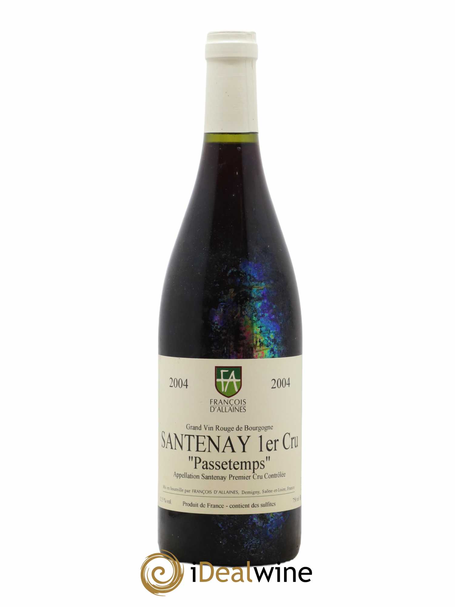 Santenay 1er Cru Passetemps Francois d'Allaines 2004 - Lot de 1 bouteille - 0