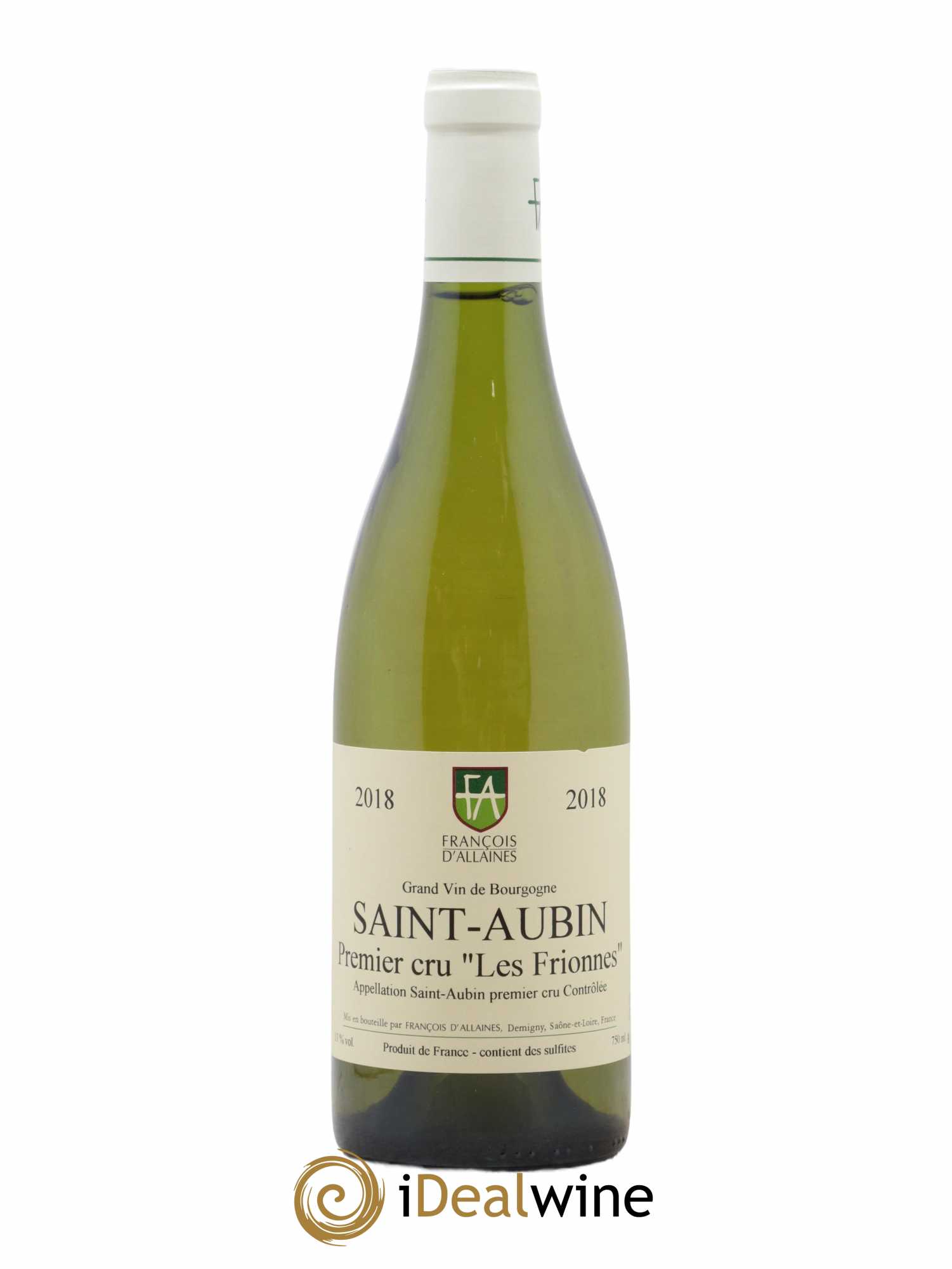 Saint-Aubin 1er Cru Les Frionnes Francois d'Allaines 2018 - Lot de 1 bouteille - 0