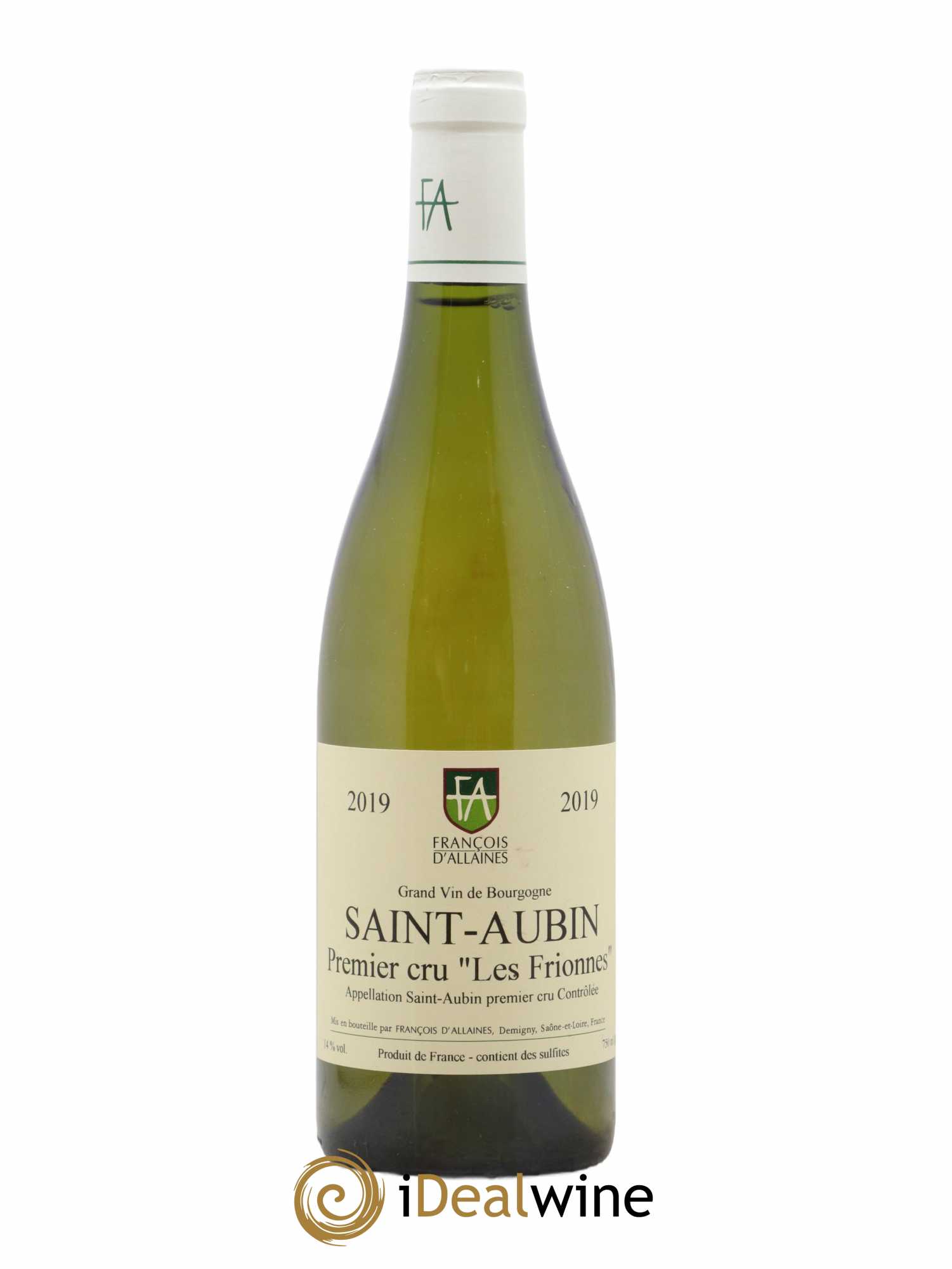 Saint-Aubin 1er Cru Les Frionnes Francois d'Allaines 2019 - Posten von 1 Flasche - 0