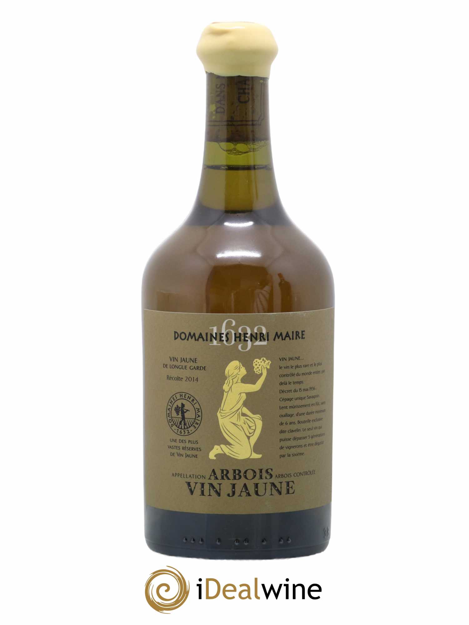 Arbois Vin Jaune Domaine Henri Maire 2014 - Lot de 1 bouteille - 0