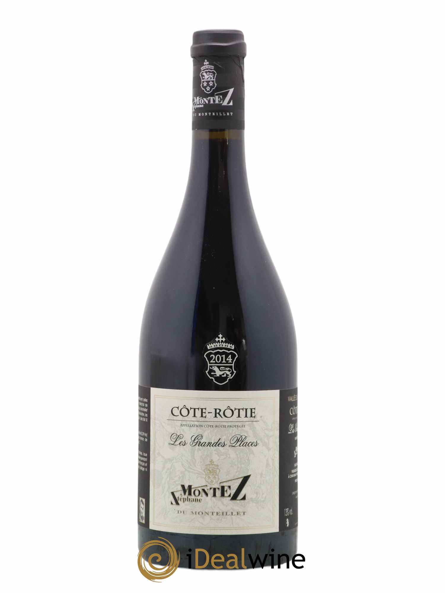 Côte-Rôtie Les Grandes Places Monteillet (Domaine du) - Stéphane Montez 2014 - Lot de 1 bouteille - 0