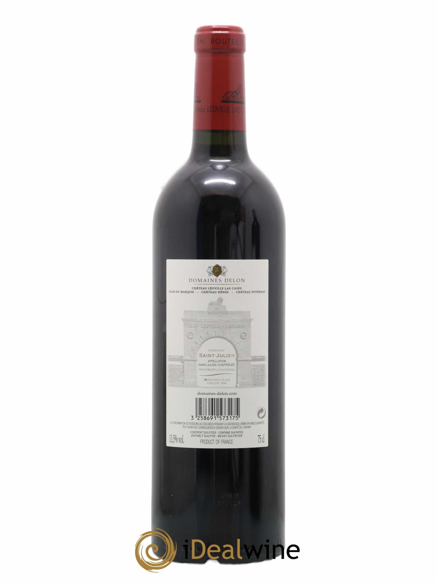 Château Léoville Las Cases 2ème Grand Cru Classé 2016 - Lot de 1 bouteille - 1
