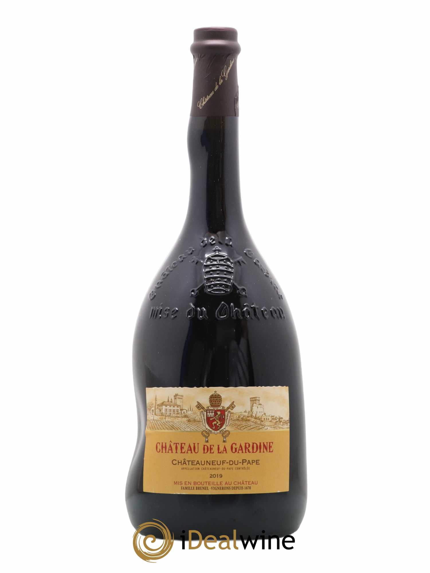 Châteauneuf-du-Pape Château de La Gardine Famille Brunel 2019 - Lot de 1 magnum - 0