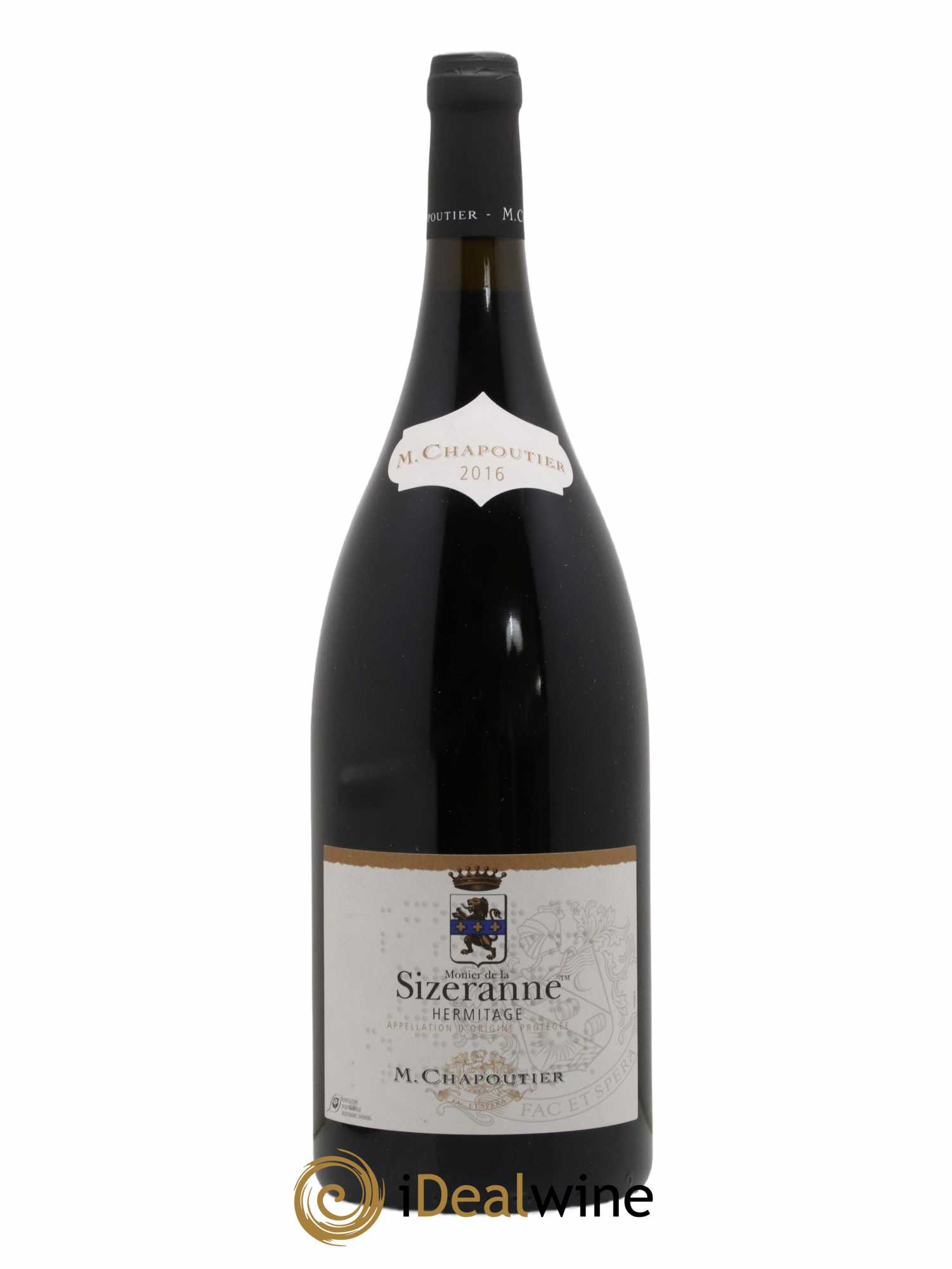 Hermitage Monier de La Sizeranne Chapoutier 2016 - Lot de 1 magnum - 0