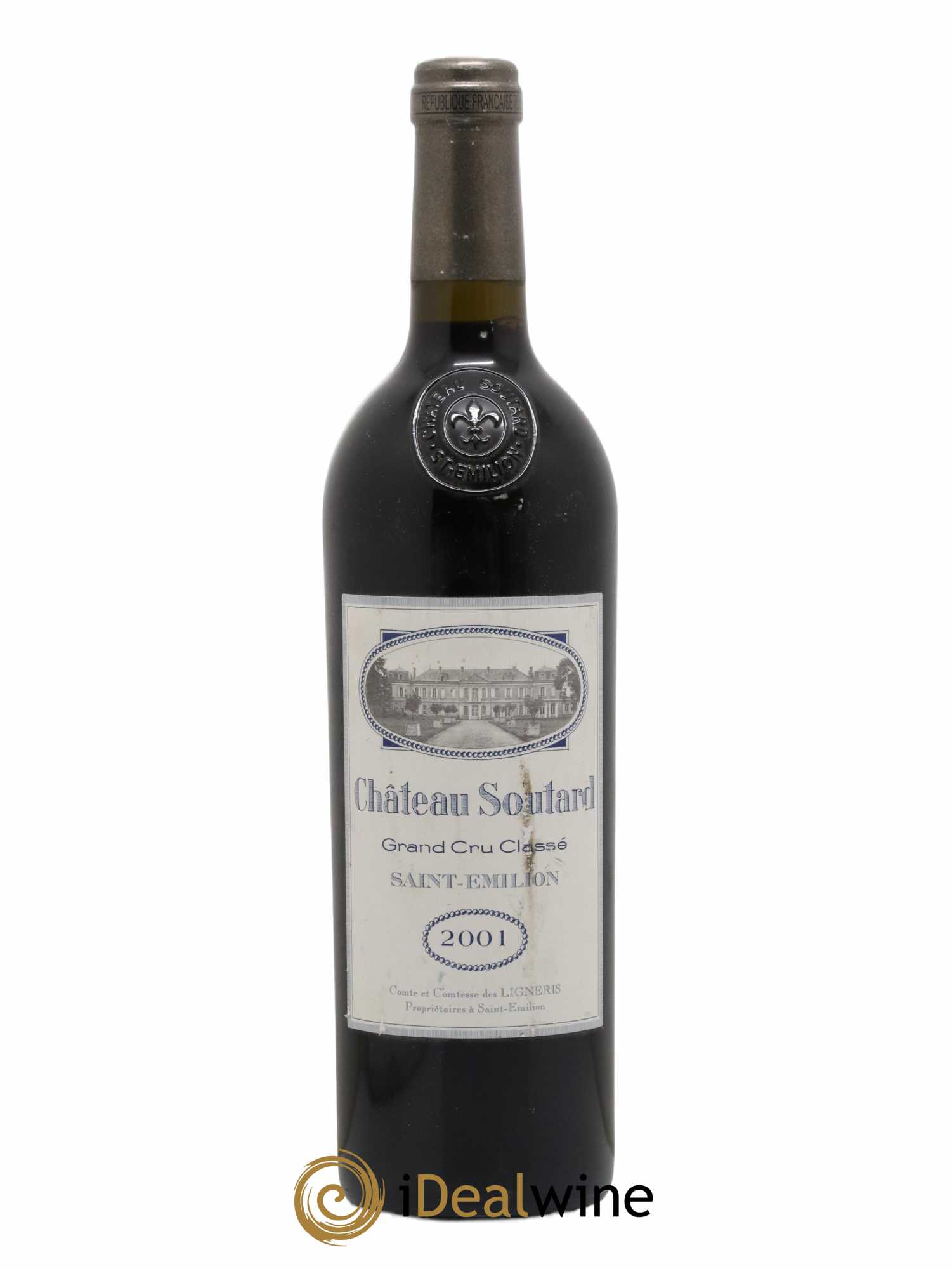 Château Soutard Grand Cru Classé 2001 - Lot de 1 bouteille - 0