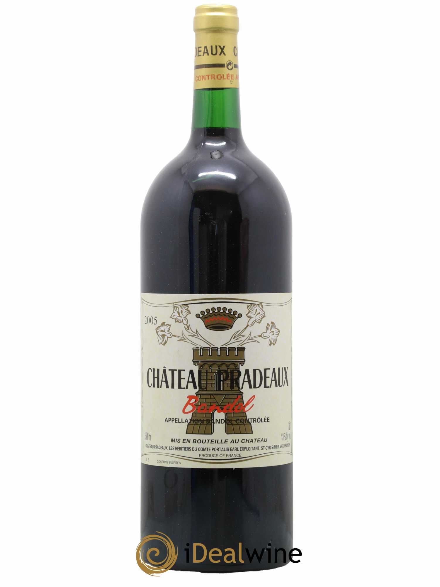 Bandol Château Pradeaux Famille Portalis 2005 - Lot de 1 magnum - 0