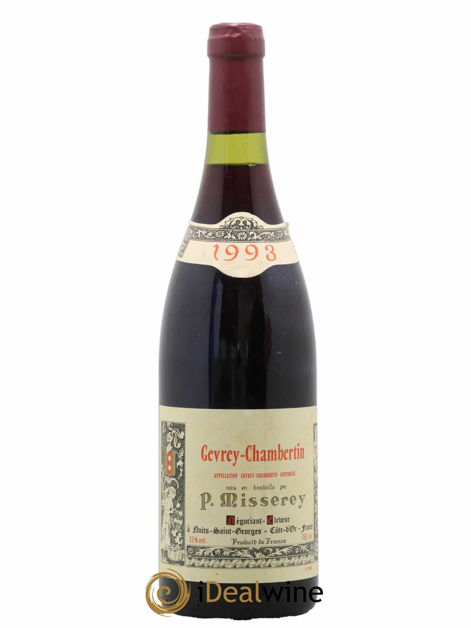 Gevrey-Chambertin Domaine P.Misserey 1993 - Lot de 1 bouteille - 0