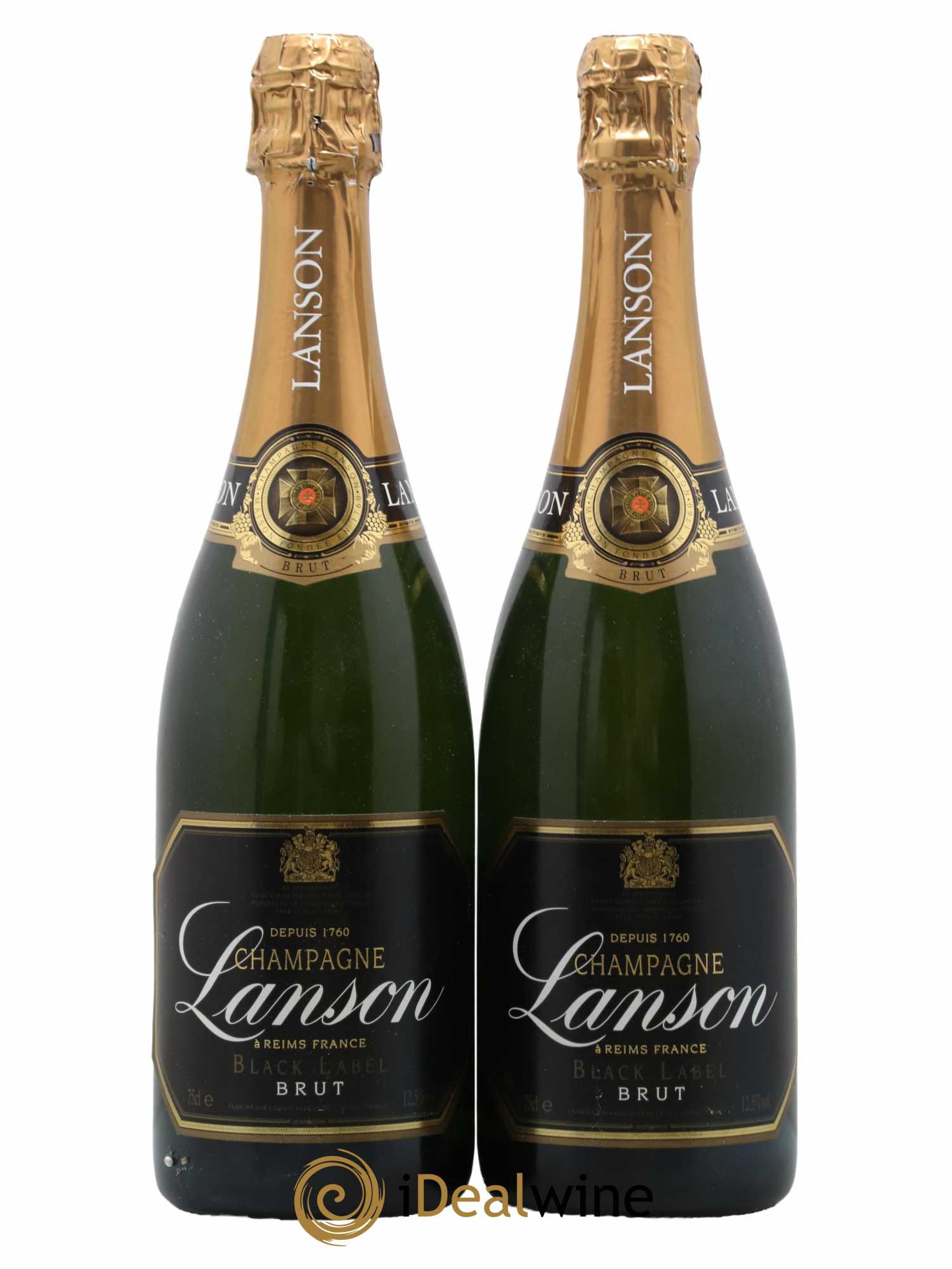 Champagne Brut Black Label Maison Lanson - Lot de 2 bouteilles - 0