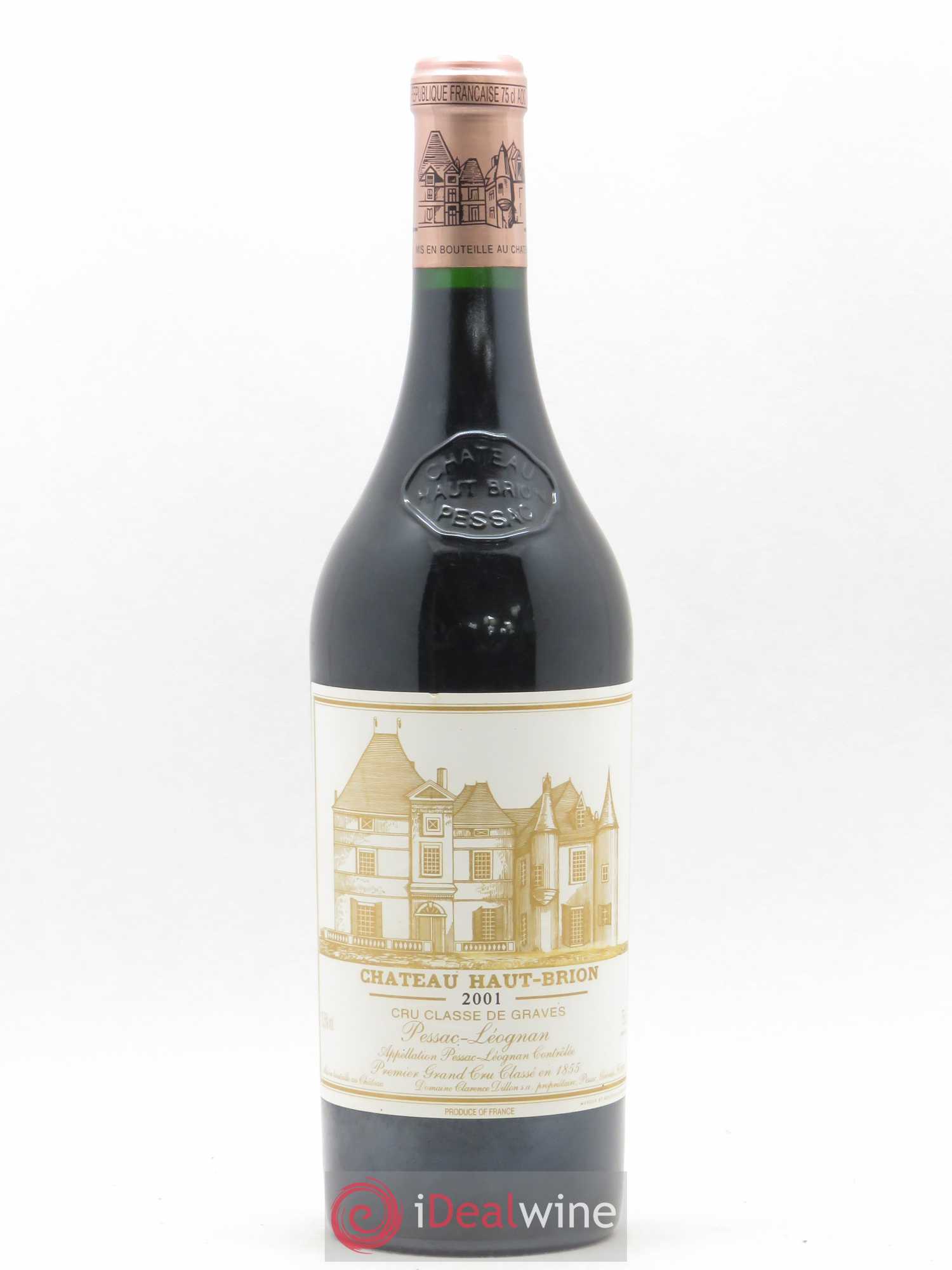 Château Haut Brion 1er Grand Cru Classé 2001 - Lot de 1 bouteille - 0
