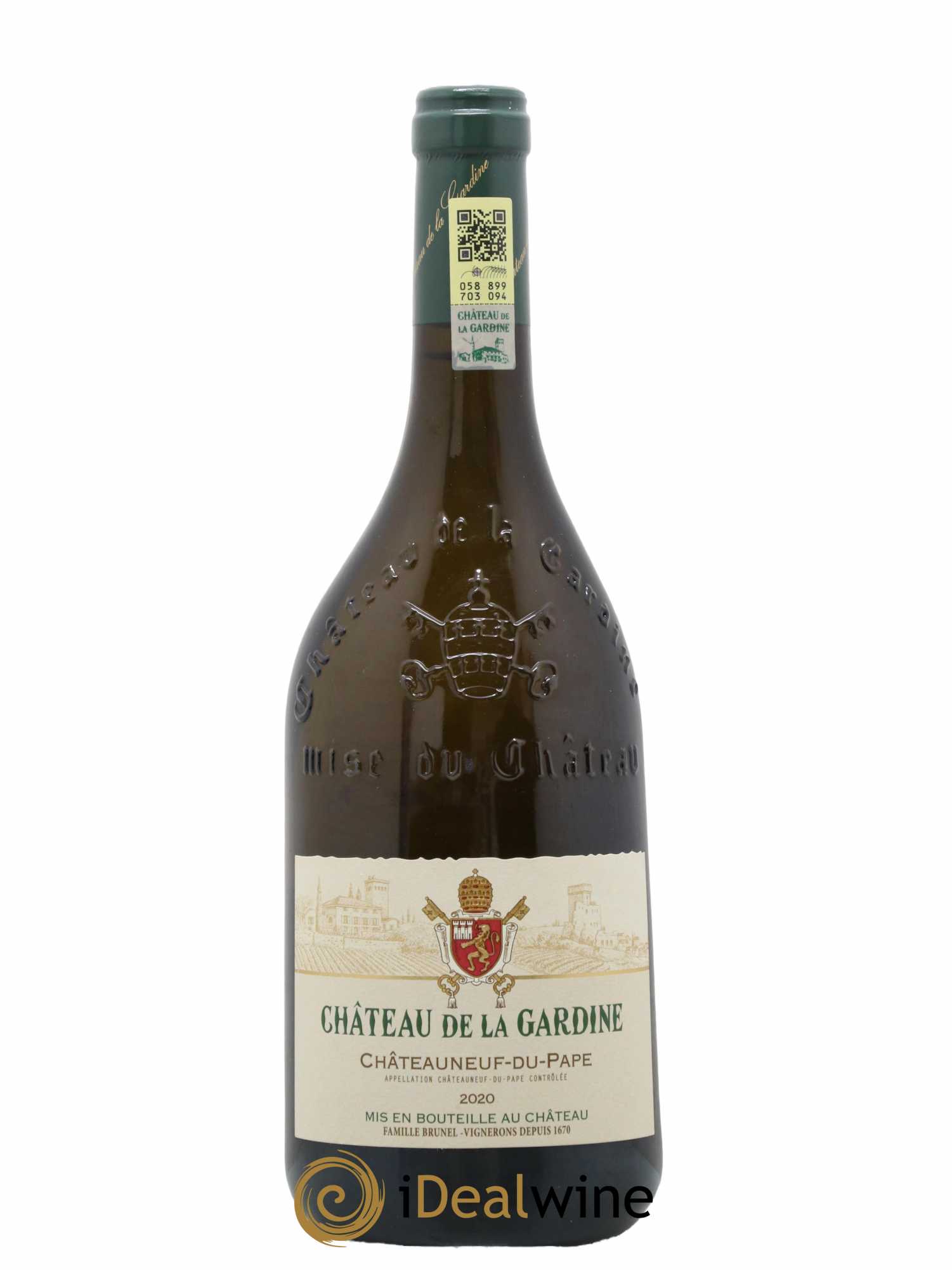 Châteauneuf-du-Pape La Gardine Famille Brunel 2020 - Lot de 1 bouteille - 0