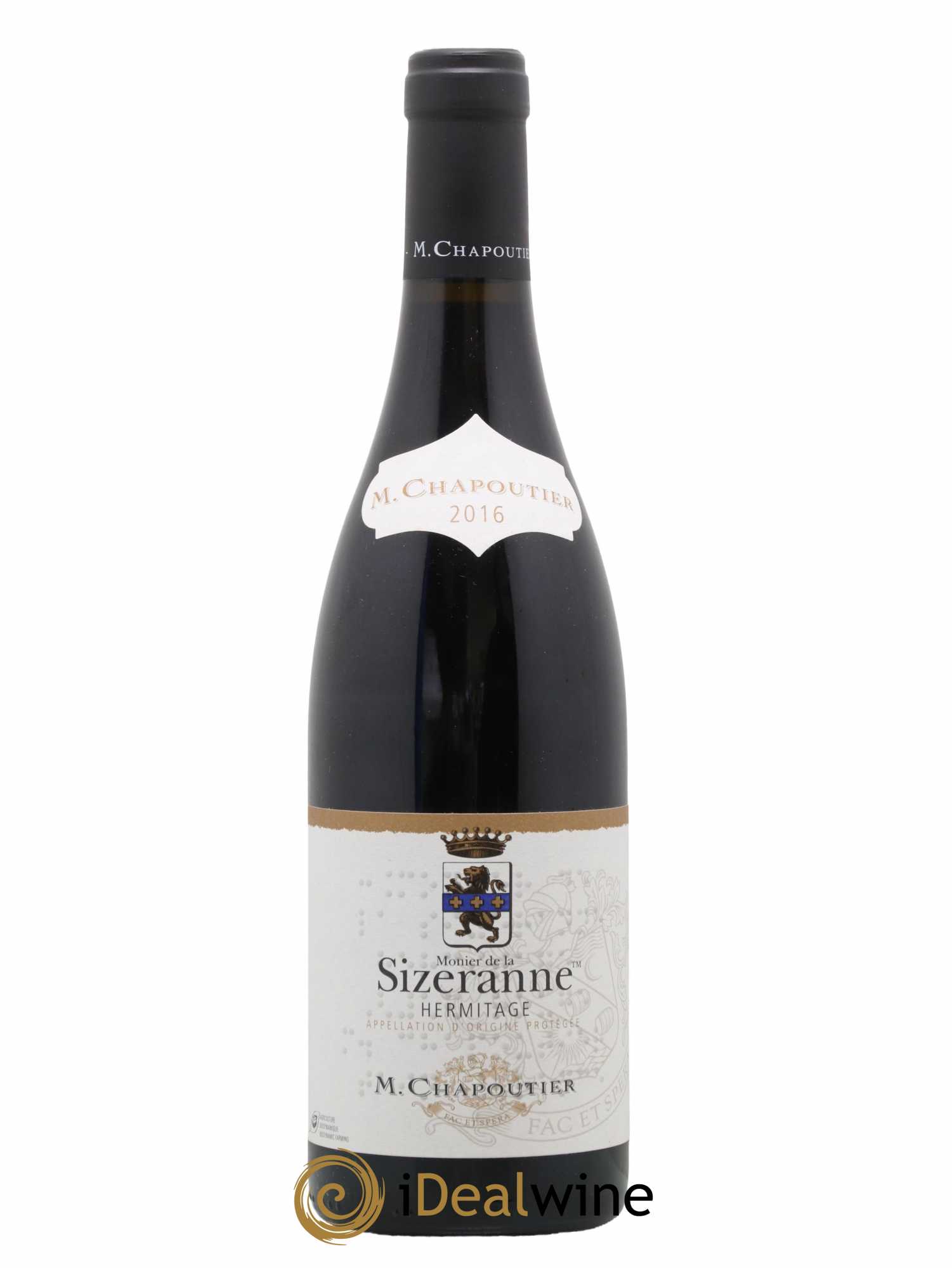 Hermitage Monier de La Sizeranne Chapoutier 2016 - Lot de 1 bouteille - 0