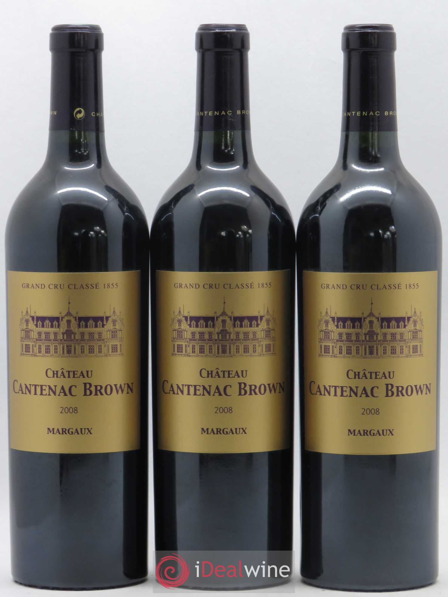 Château Cantenac Brown 3ème Grand Cru Classé 2008 - Lot de 6 bouteilles - 2