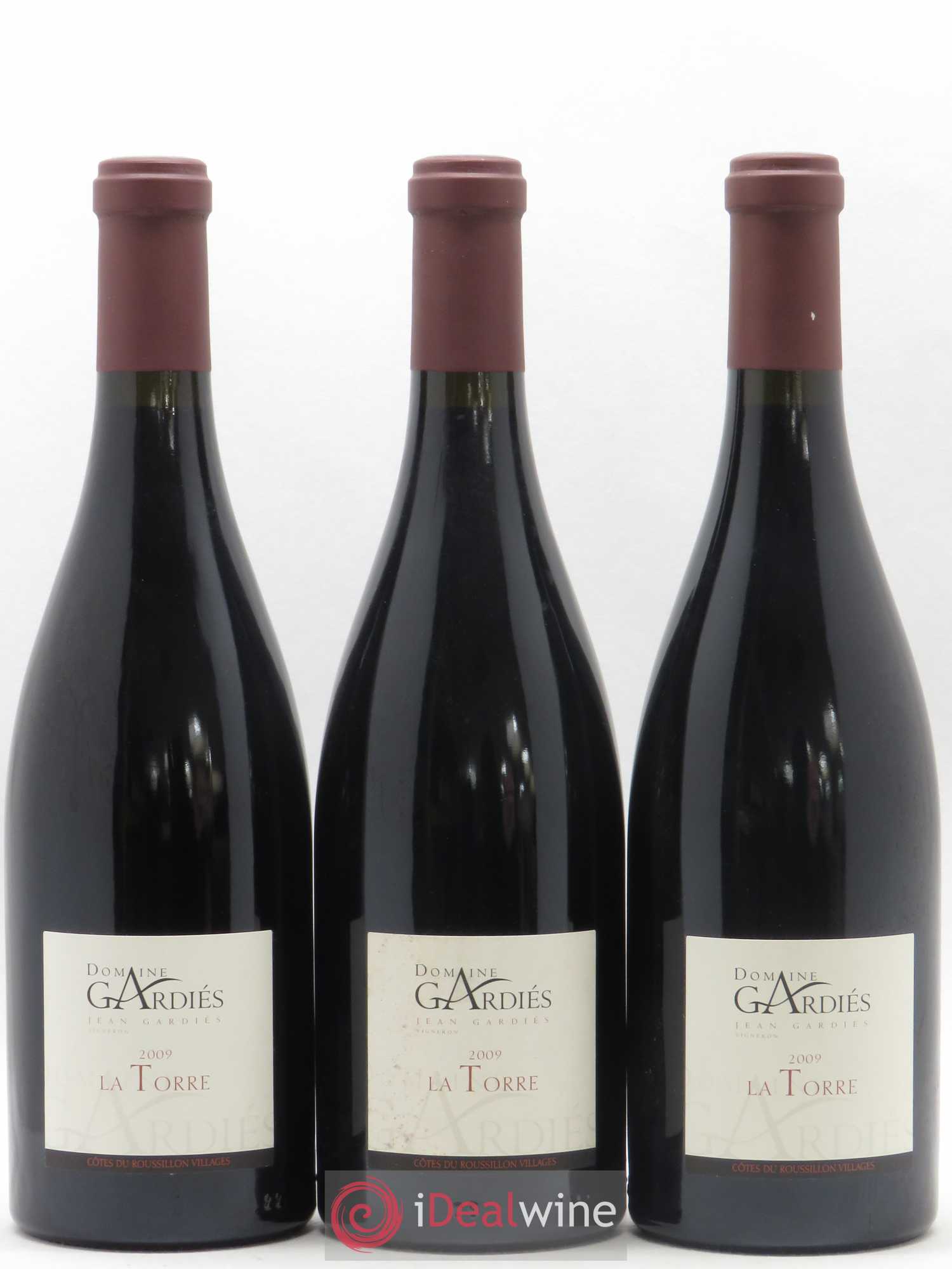 Côtes du Roussillon La Torre Domaine Gardiès 2009 - Lotto di 3 bottiglie - 0