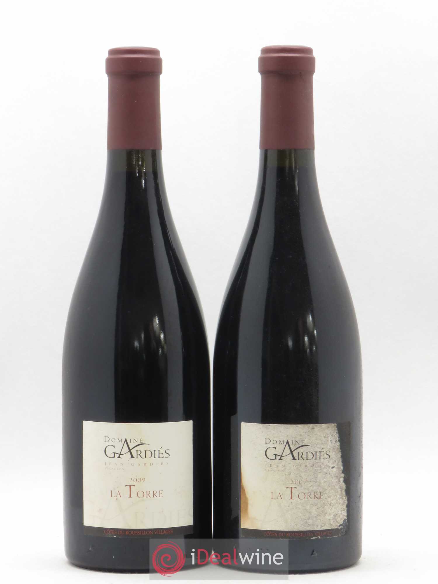 Côtes du Roussillon La Torre Domaine Gardiès 2009 - Lotto di 2 bottiglie - 0