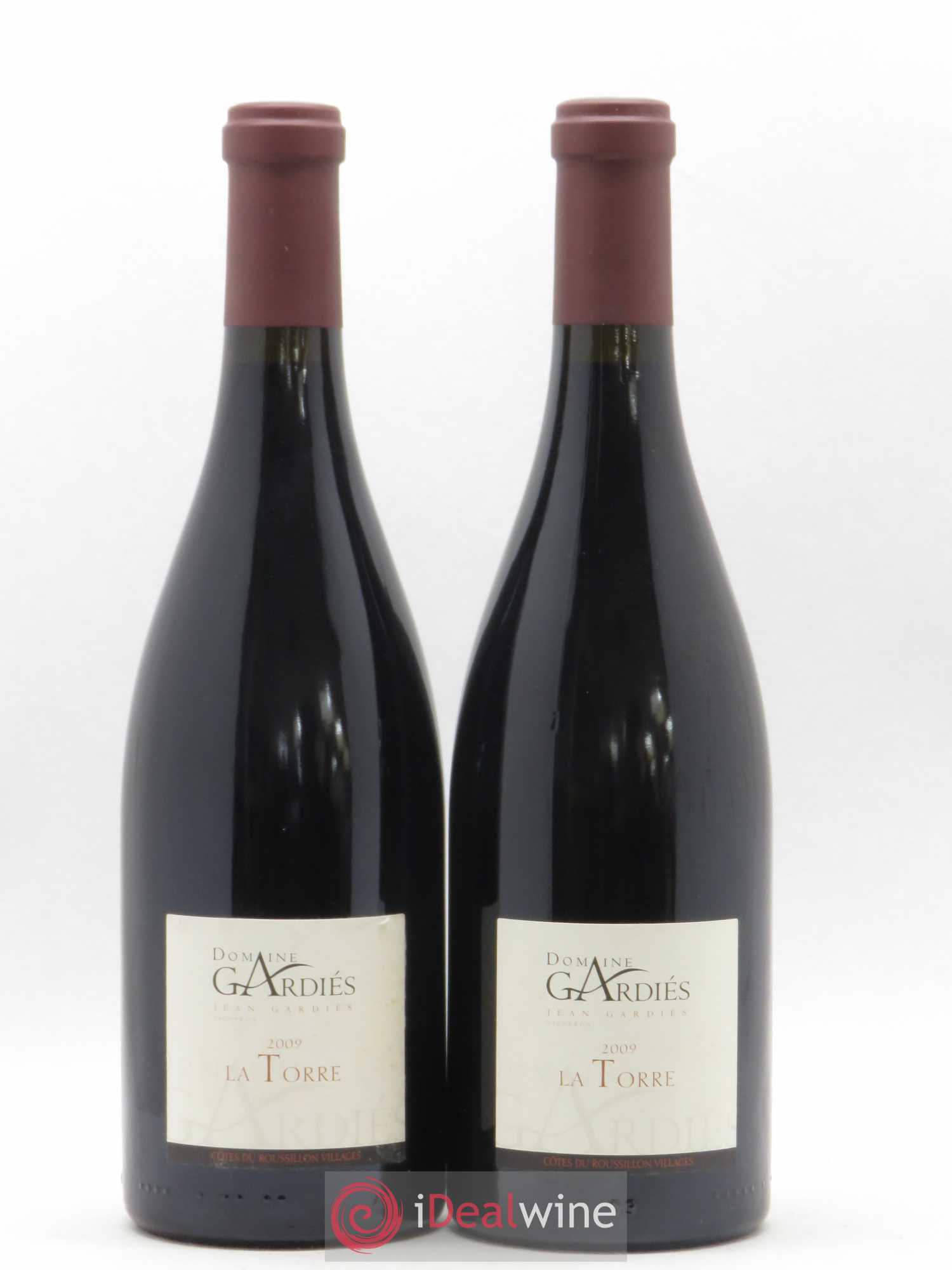Côtes du Roussillon La Torre Domaine Gardiès 2009 - Posten von 2 Flaschen - 0
