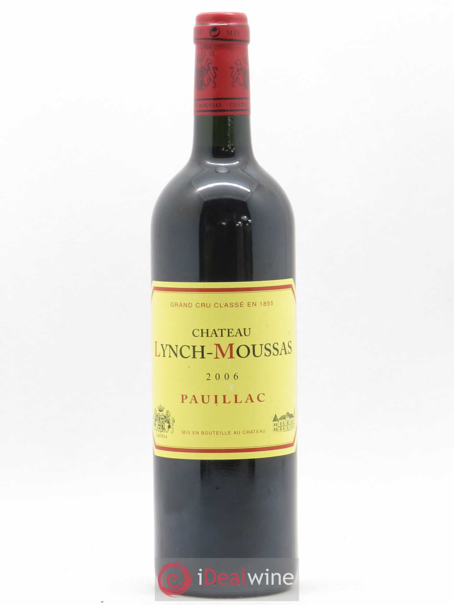 Château Lynch Moussas 5ème Grand Cru Classé 2006 - Lot de 1 bouteille - 0