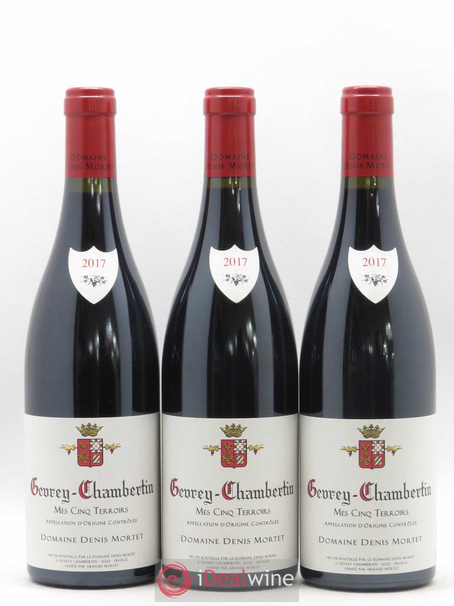 Gevrey-Chambertin Mes Cinq Terroirs Denis Mortet (Domaine) 2017 - Lot de 3 bouteilles - 0