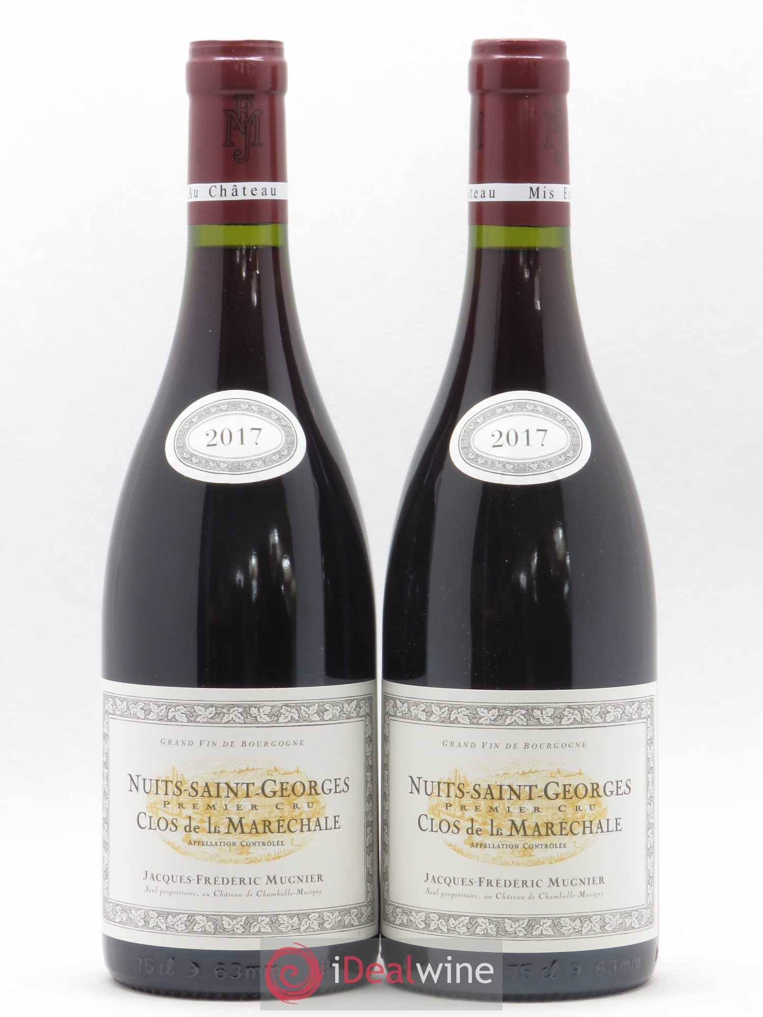 Nuits-Saint-Georges 1er Cru Clos de La Maréchale Jacques-Frédéric Mugnier 2017 - Lot de 2 bouteilles - 0