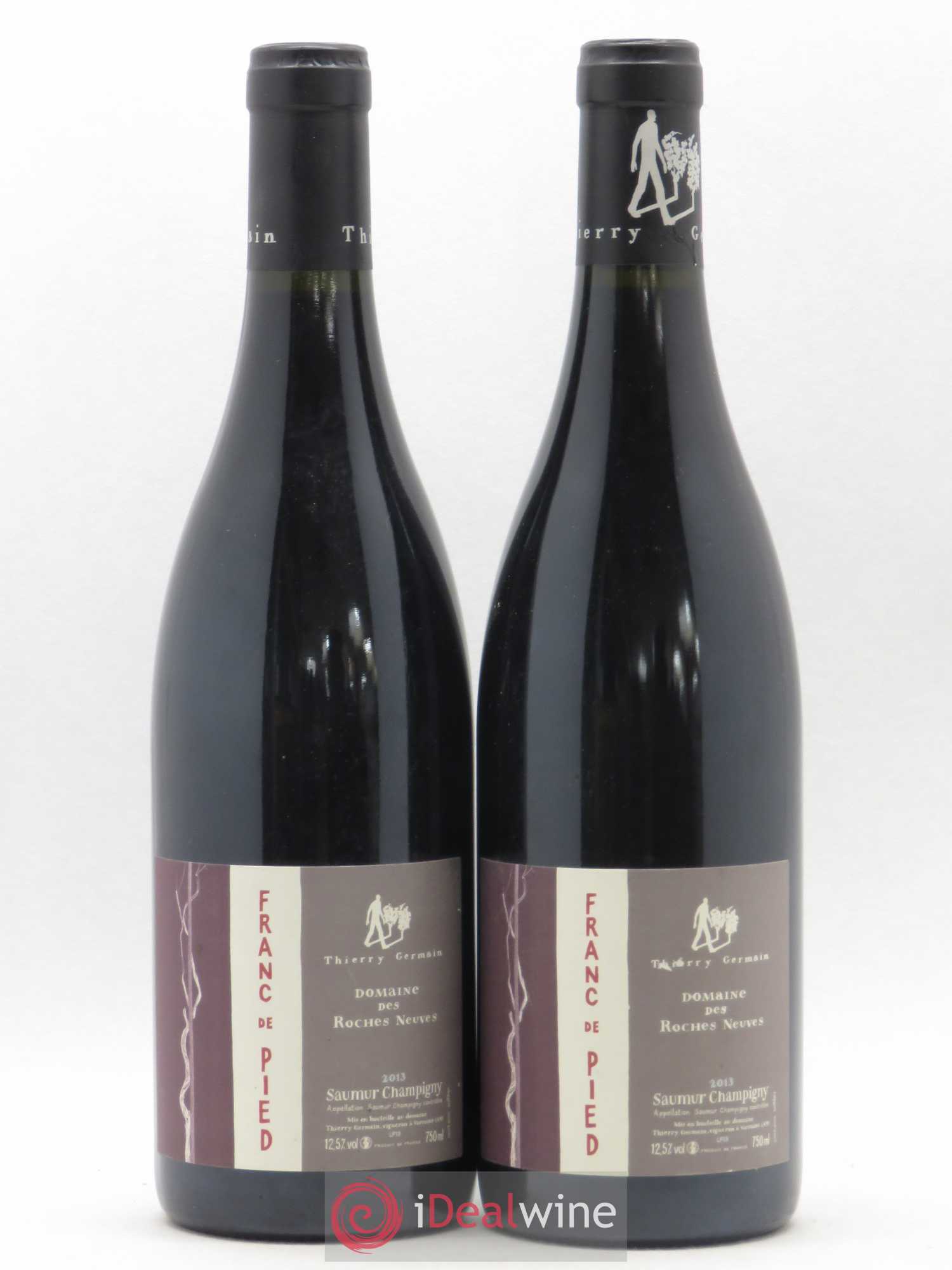Saumur-Champigny Franc de pied Domaine des Roches Neuves - Thierry Germain 2013 - Lot de 2 bouteilles - 0
