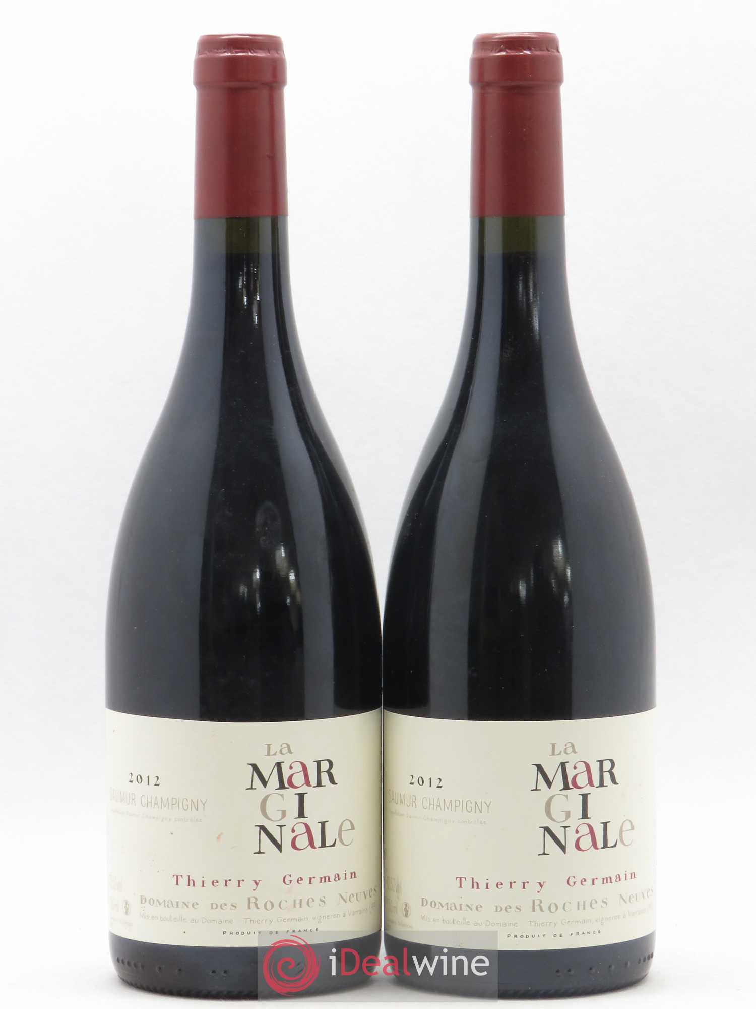 Saumur-Champigny La Marginale Domaine des Roches Neuves - Thierry Germain 2012 - Lot de 2 bouteilles - 0