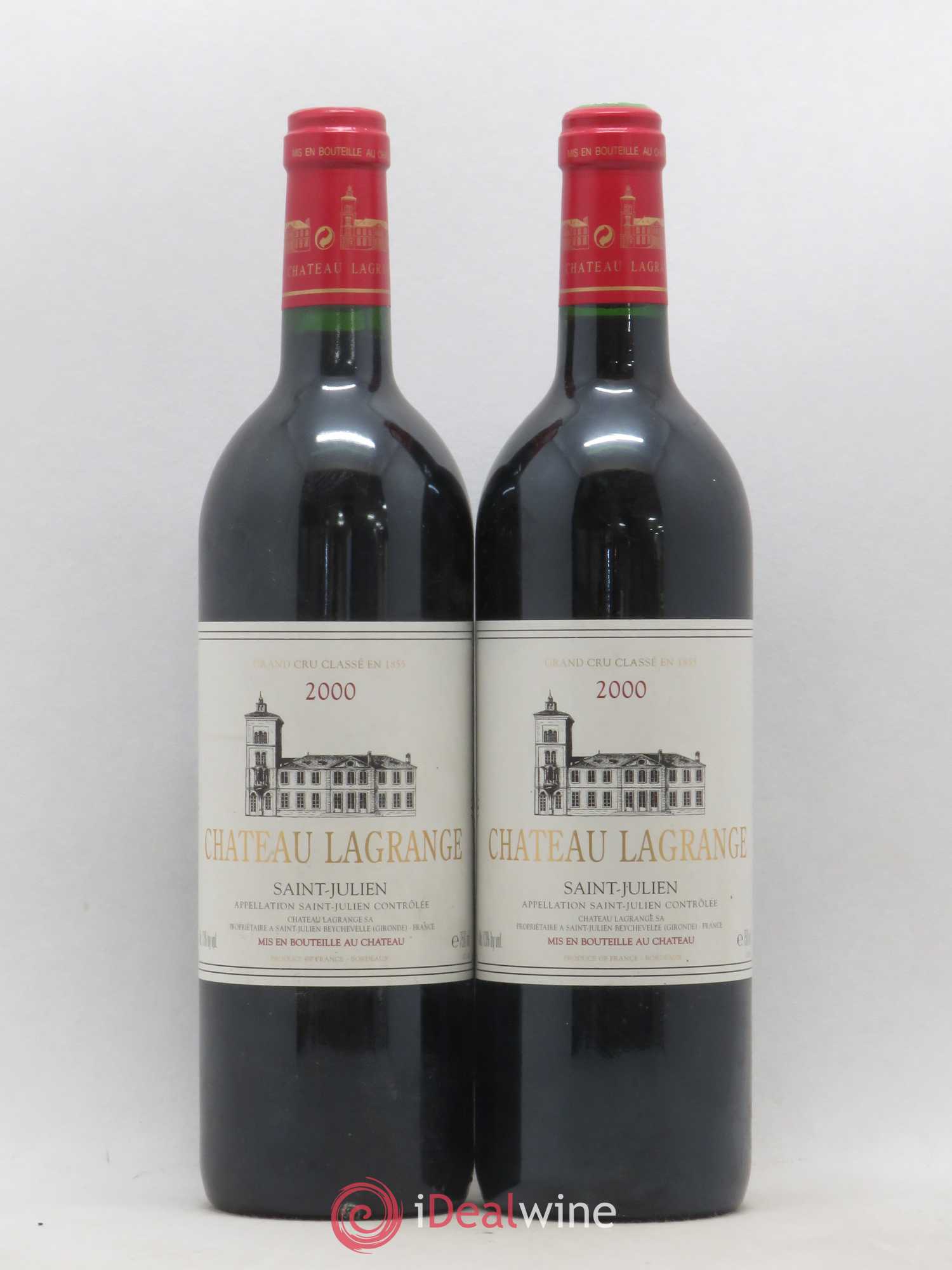 Château Lagrange 3ème Grand Cru Classé 2000 - Lot de 2 bouteilles - 0