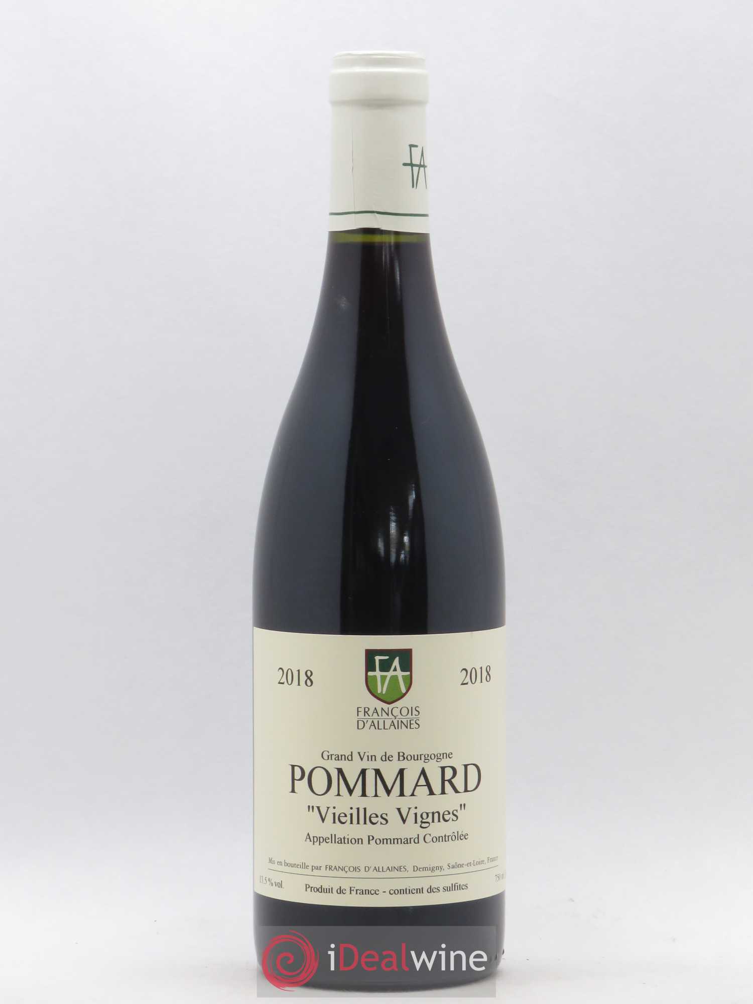 Pommard Vieilles Vignes F d'Allaines 2018 - Posten von 1 Flasche - 0
