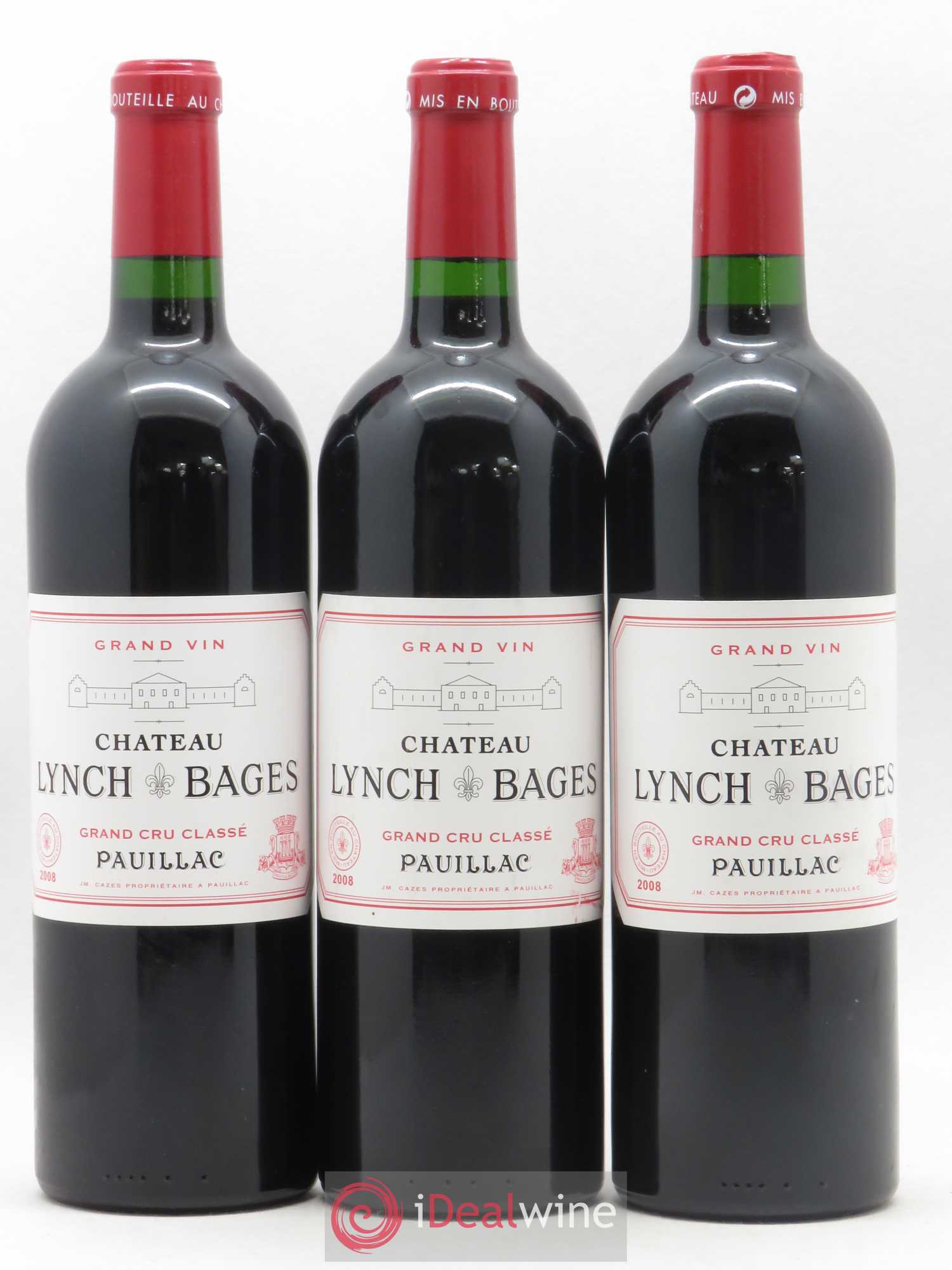 Château Lynch Bages 5ème Grand Cru Classé 2008 - Lot de 6 bouteilles - 2