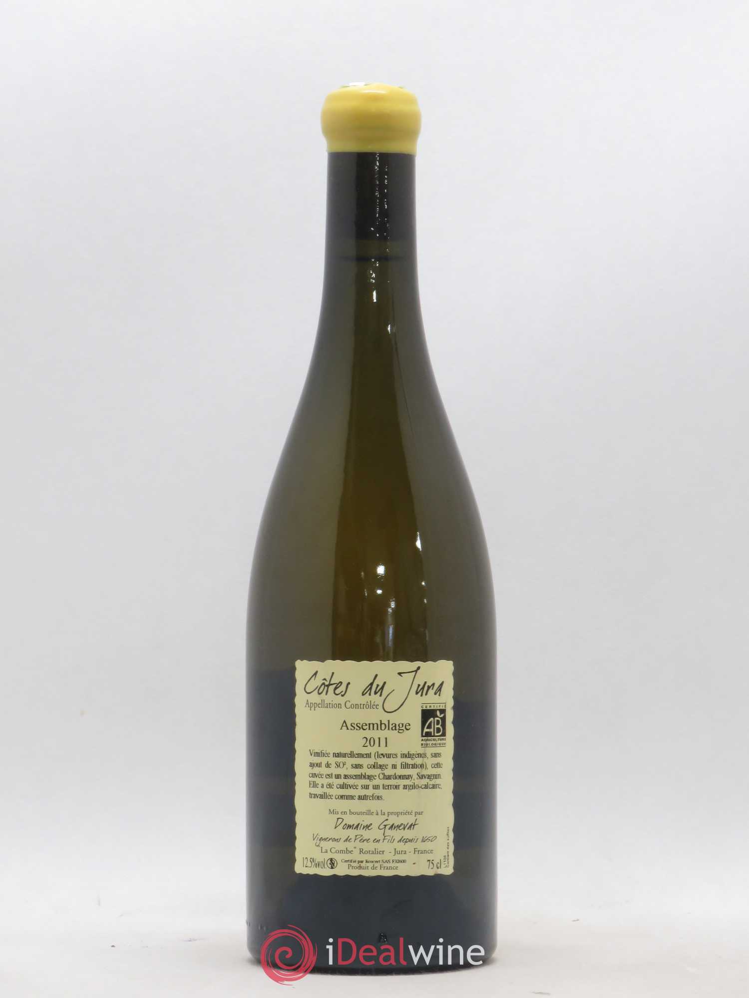 Côtes du Jura Cuvée Orégane Jean-François Ganevat (Domaine) 2011 - Lot de 1 bouteille - 1