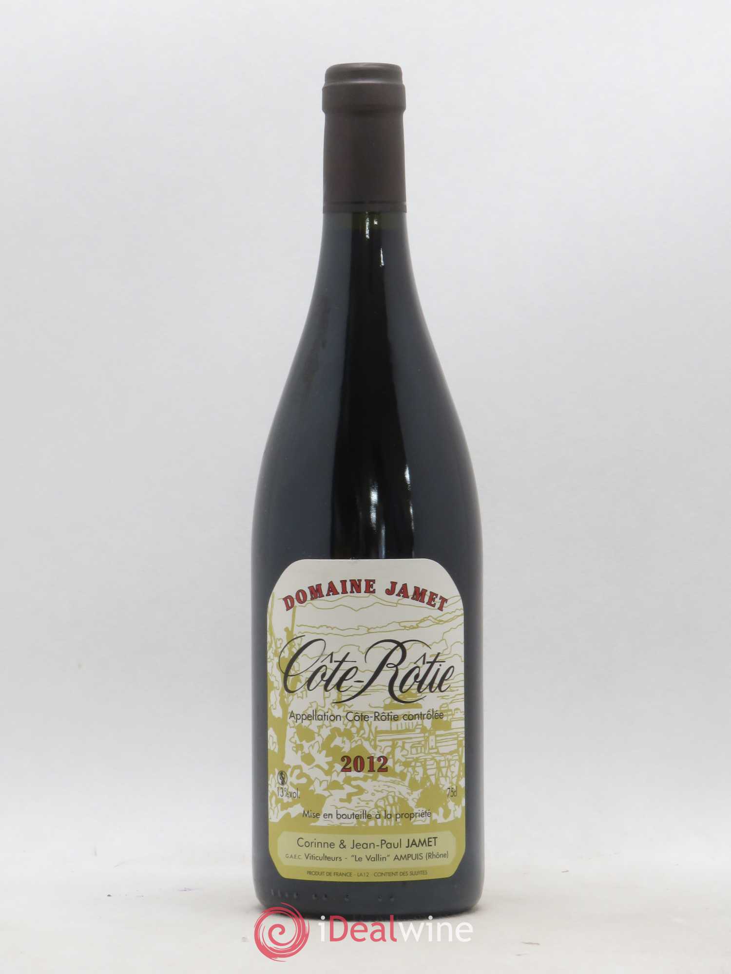Côte-Rôtie Jamet (Domaine) 2012 - Lot de 1 bouteille - 0