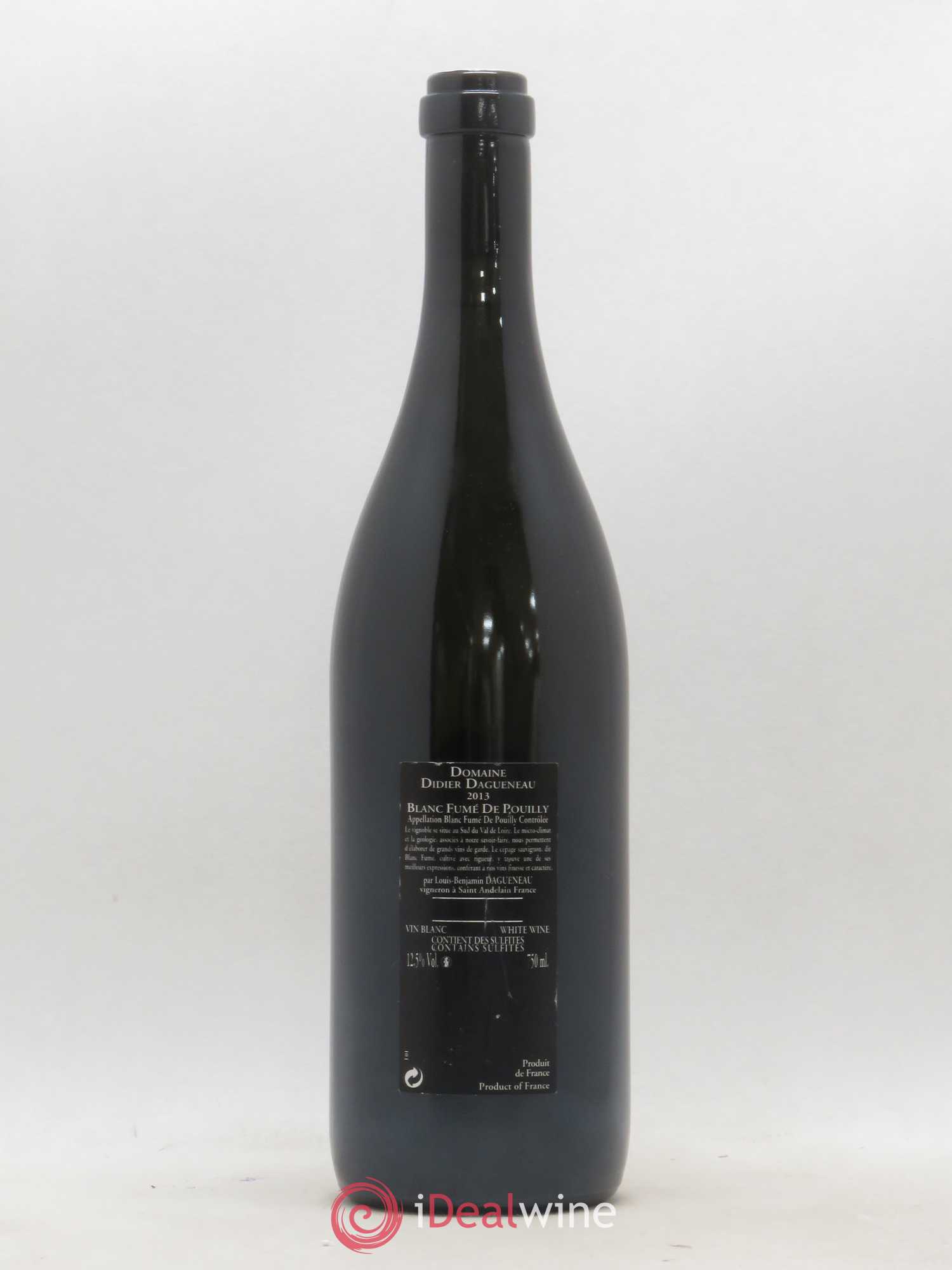 Vin de France (anciennement Pouilly-Fumé) Silex Dagueneau (Domaine Didier - Louis-Benjamin) 2013 - Lot de 1 bouteille - 1