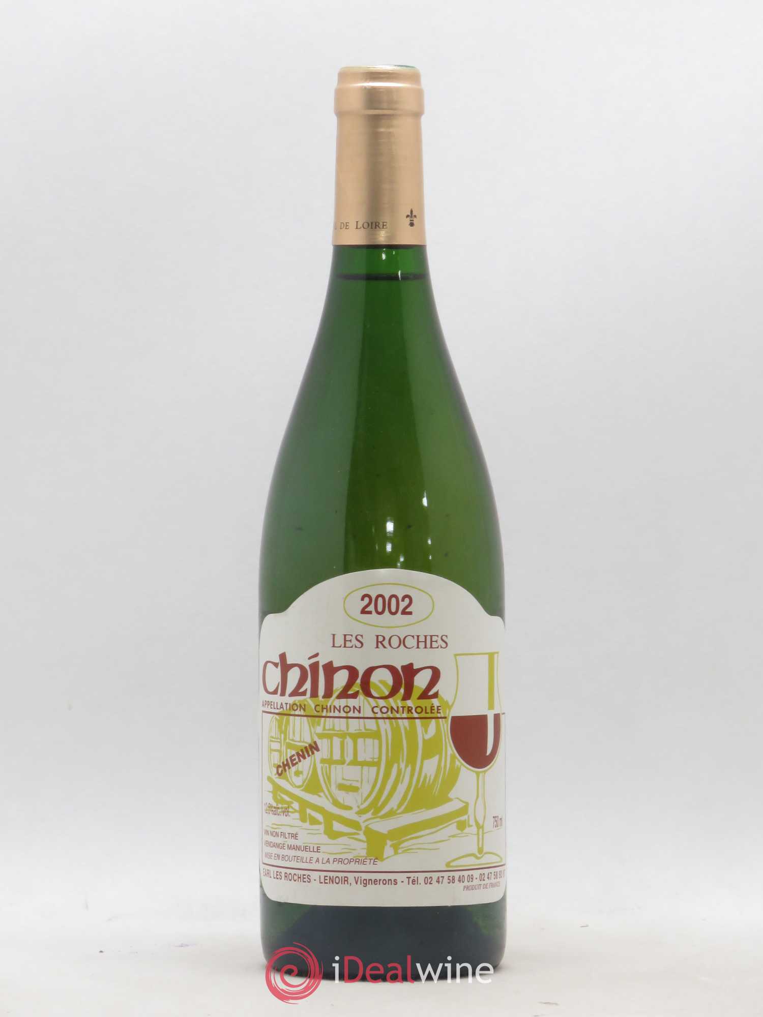 Chinon Les Roches Lenoir 2002 - Posten von 1 Flasche - 0