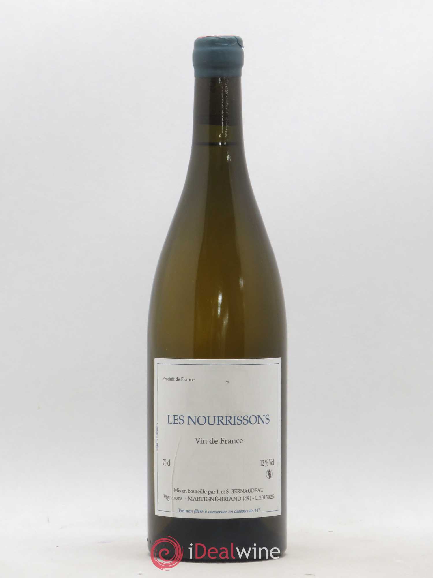 Vin de France Les Nourrissons Stéphane Bernaudeau 2015 - Lot de 1 bouteille - 0