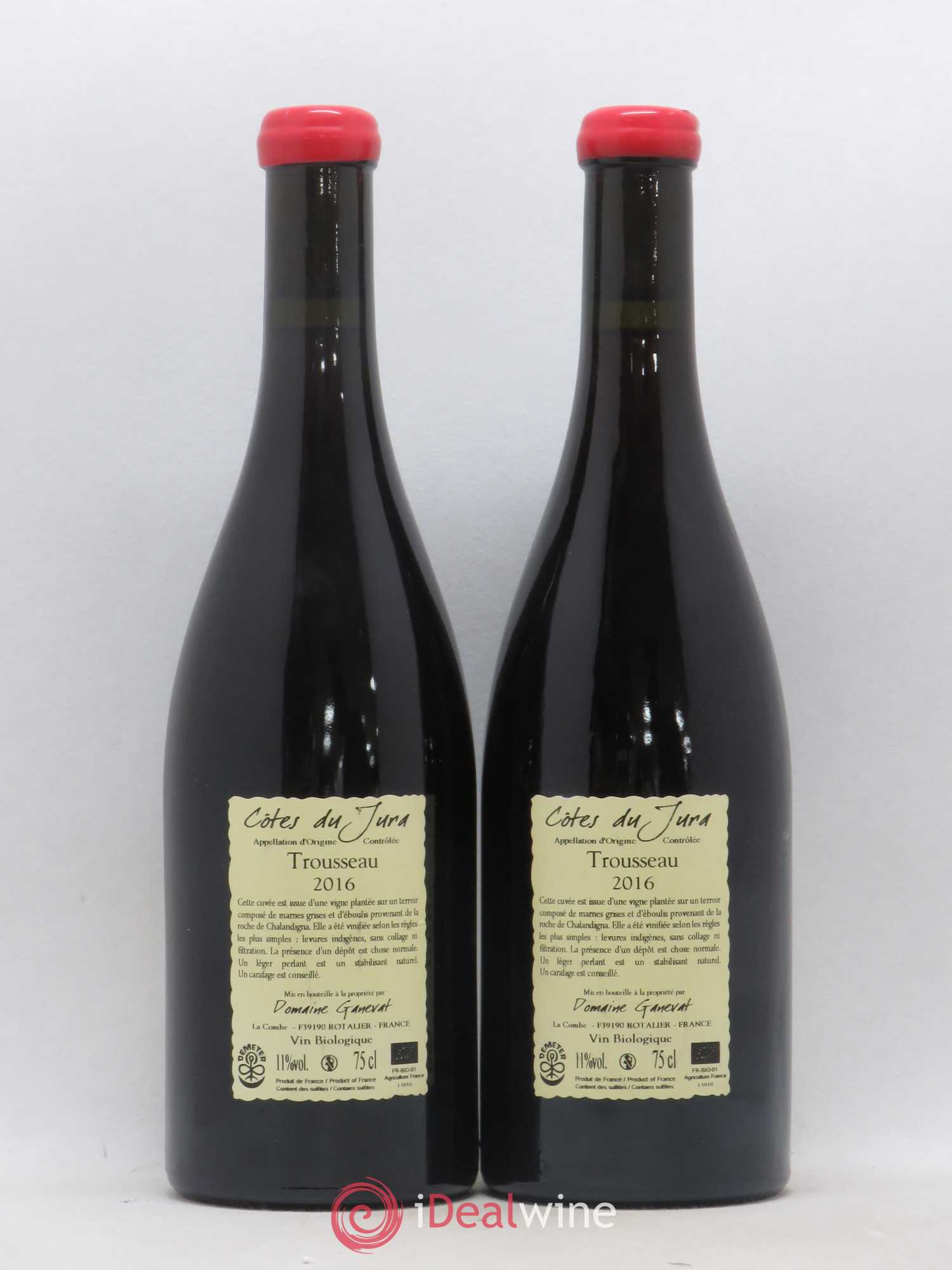 Côtes du Jura Plein Sud Jean-François Ganevat (Domaine) 2016 - Lot de 2 bouteilles - 1