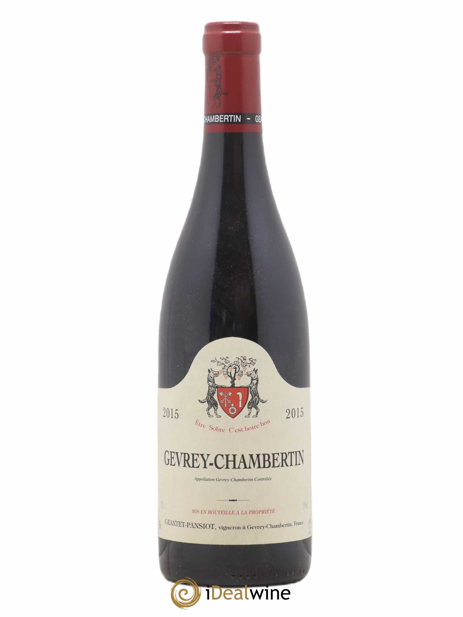 Gevrey-Chambertin Geantet-Pansiot 2015 - Lot de 1 bouteille - 0