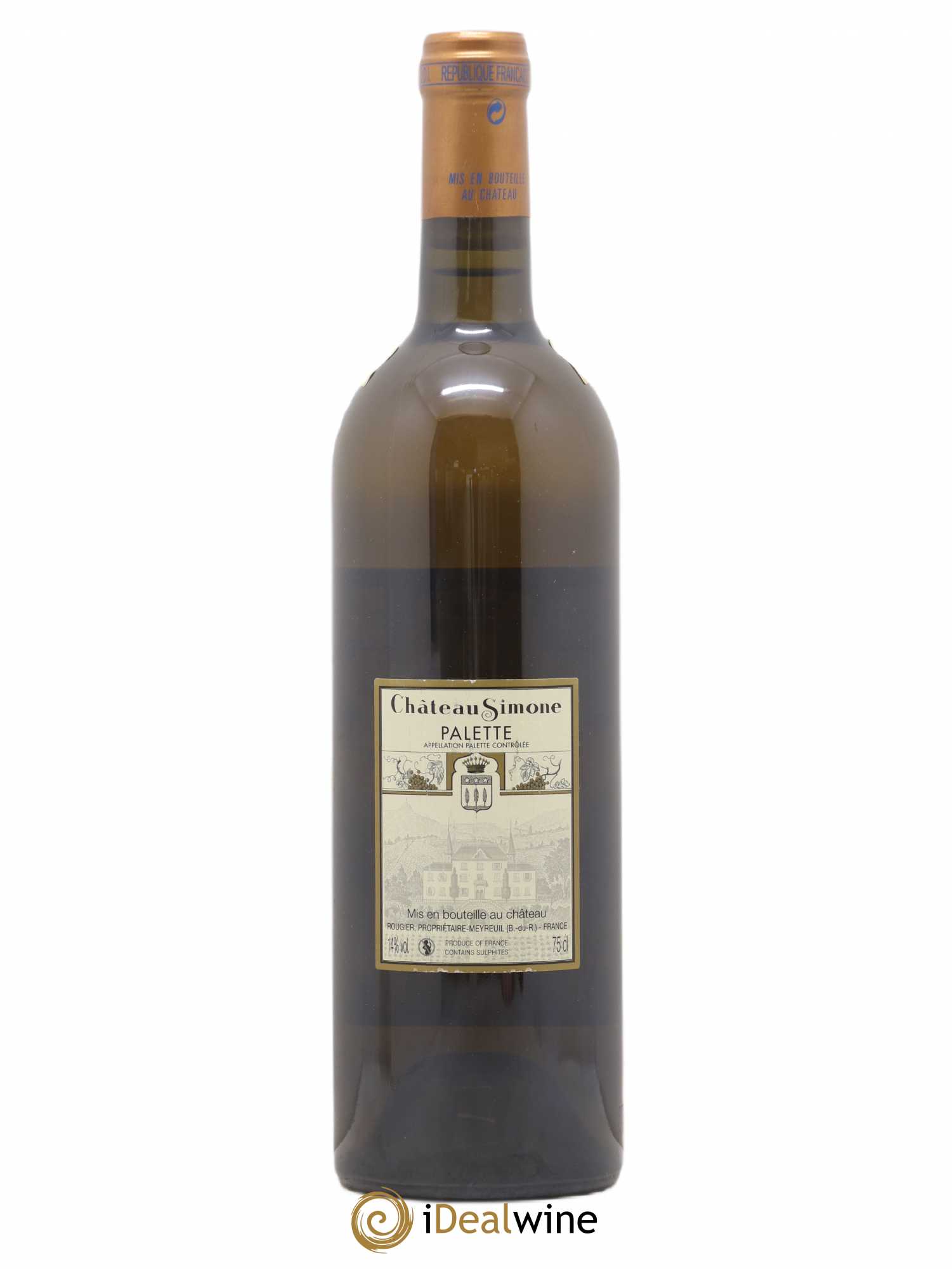 Palette Château Simone Famille Rougier 2015 - Lot de 1 bouteille - 1