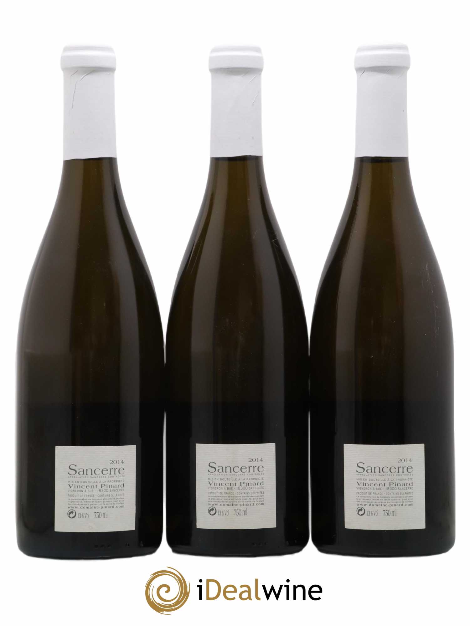 Sancerre Petit Chemarin Vincent Pinard 2014 - Lot of 3 bottles - 1